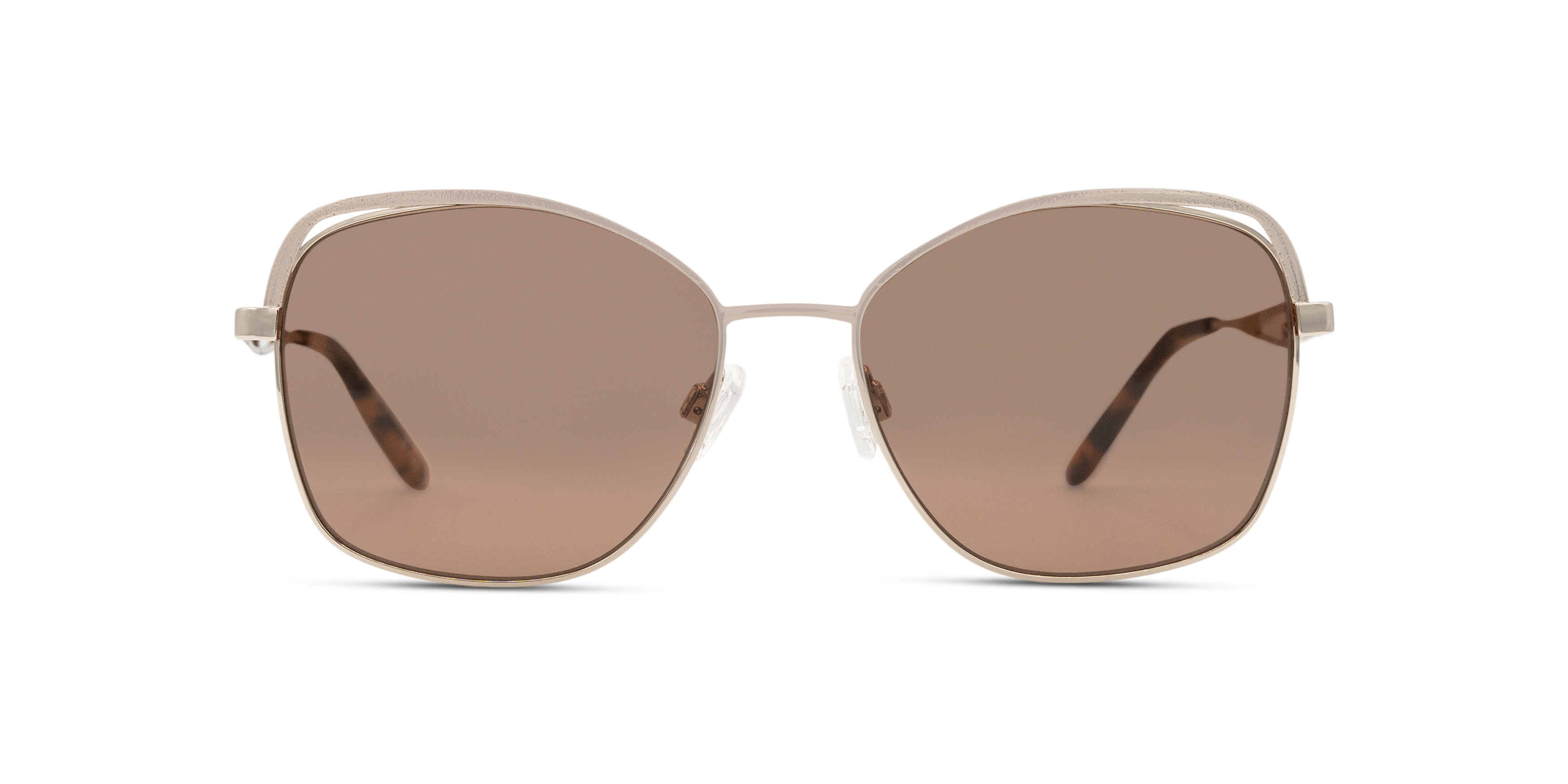 Front Palazzo GL 0203-S (C1) Sunglasses Brown / Gold