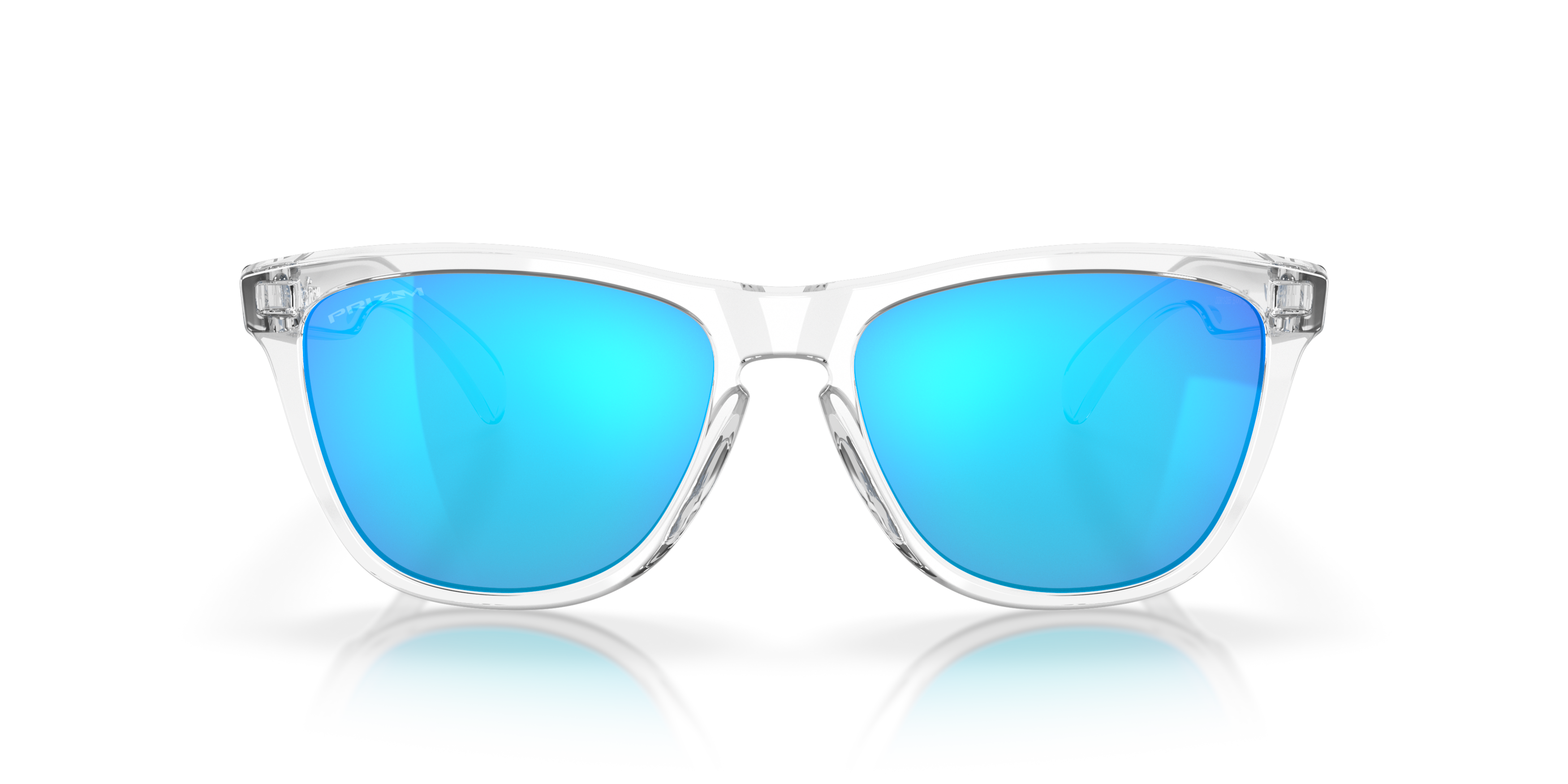 Front Oakley Frogskins OO 9013 Sunglasses Blue / Transparent, Blue