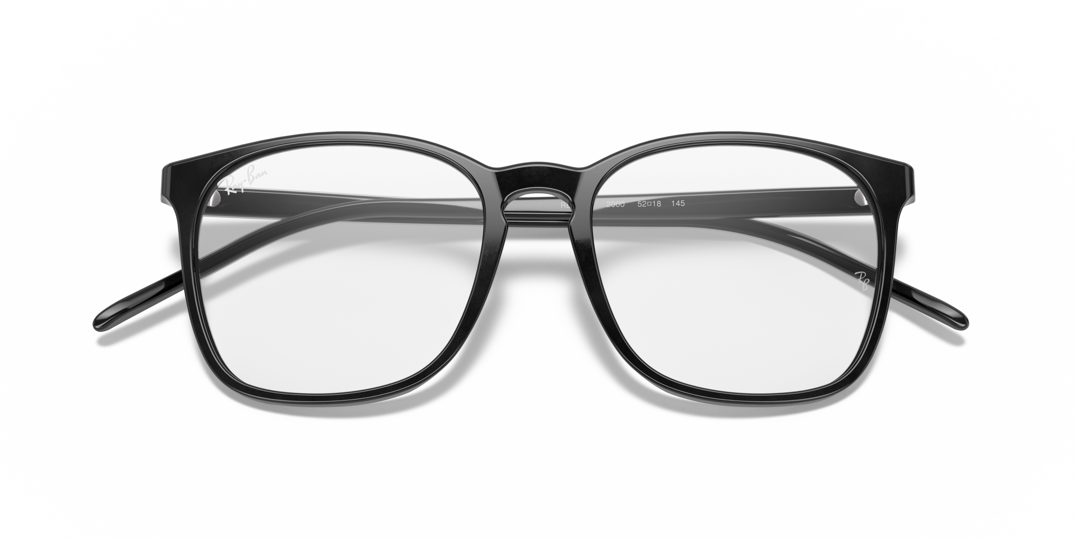 Folded Ray-Ban RX 5387 Glasses Transparent / Black