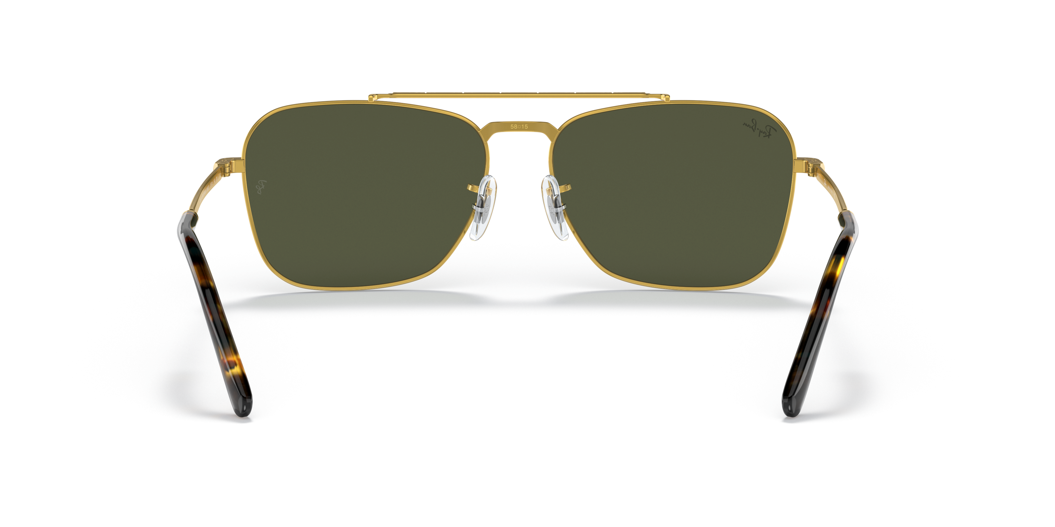 Detail02 Ray-Ban RB 3636 (919631) Sunglasses Green / Gold