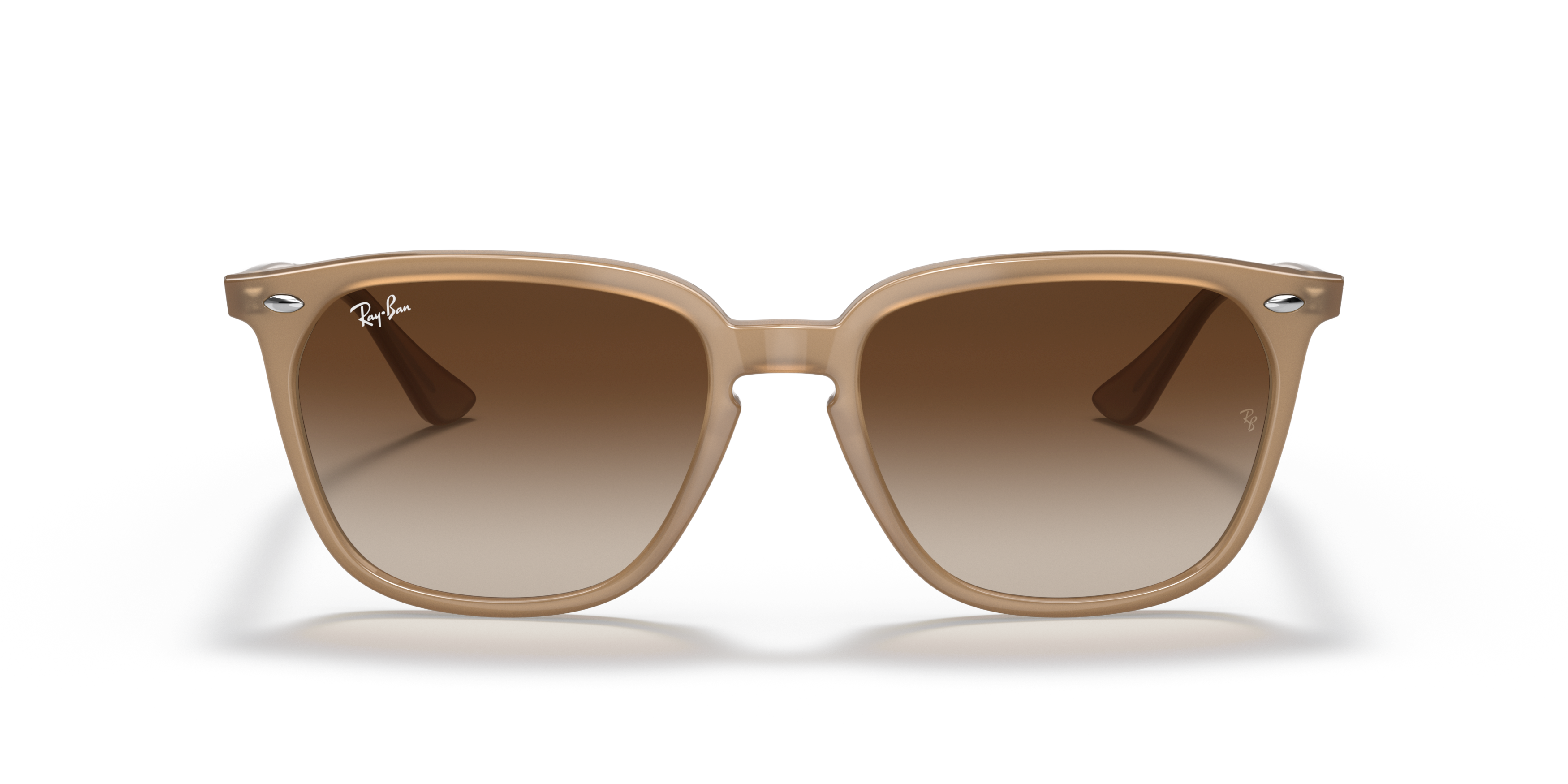 Front Ray-Ban RB4362 616613 Castanha / Bege
