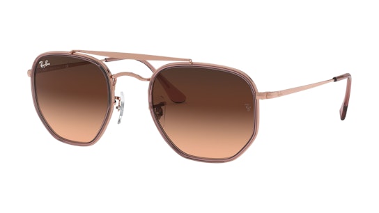 Ray-Ban Marshal II RB3648M 9069A5 Bruin / Goud, Roze