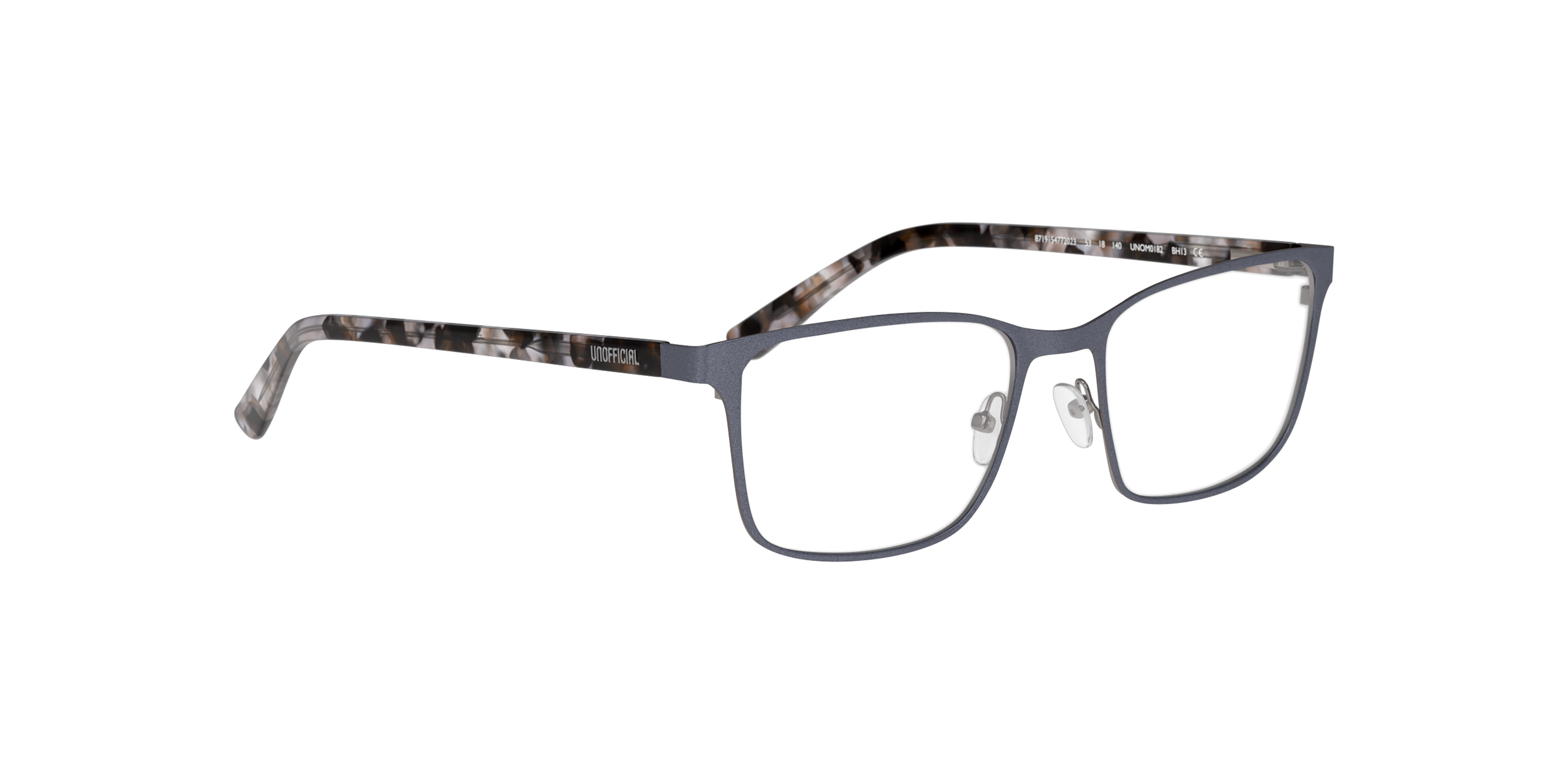 Angle_Right01 Unofficial UNOM0182 (GH00) Glasses Transparent / Grey