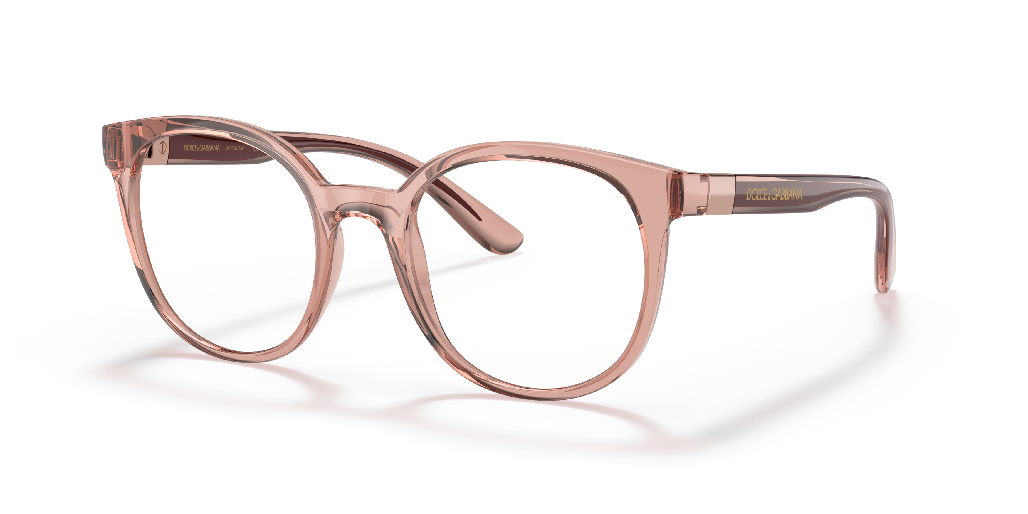 Angle_Left01 Dolce & Gabbana DG 5083 Glasses Transparent / Pink
