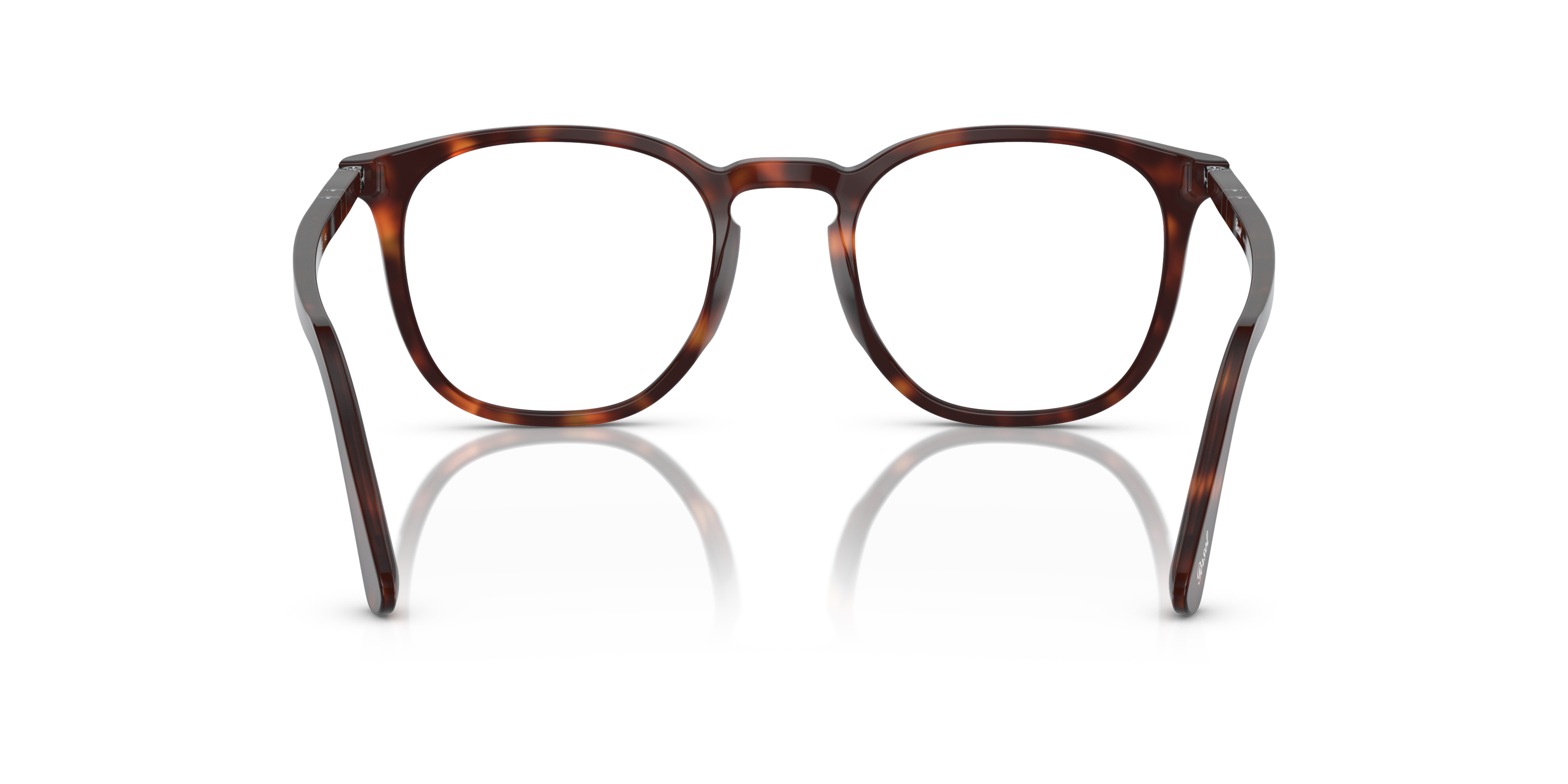 Detail02 Persol PO 3318V Glasses Transparent / Tortoise Shell