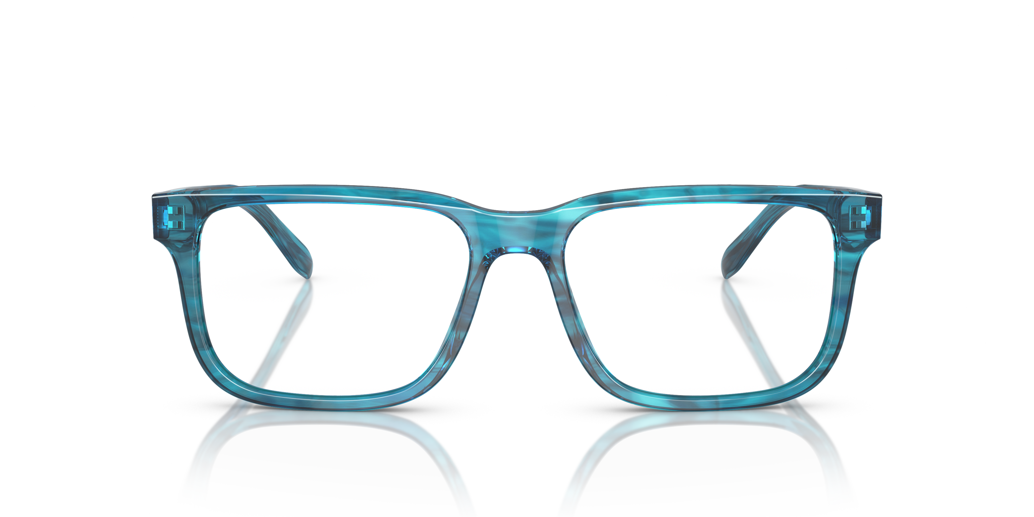 Front Emporio Armani EA 3218 Glasses Transparent / Blue
