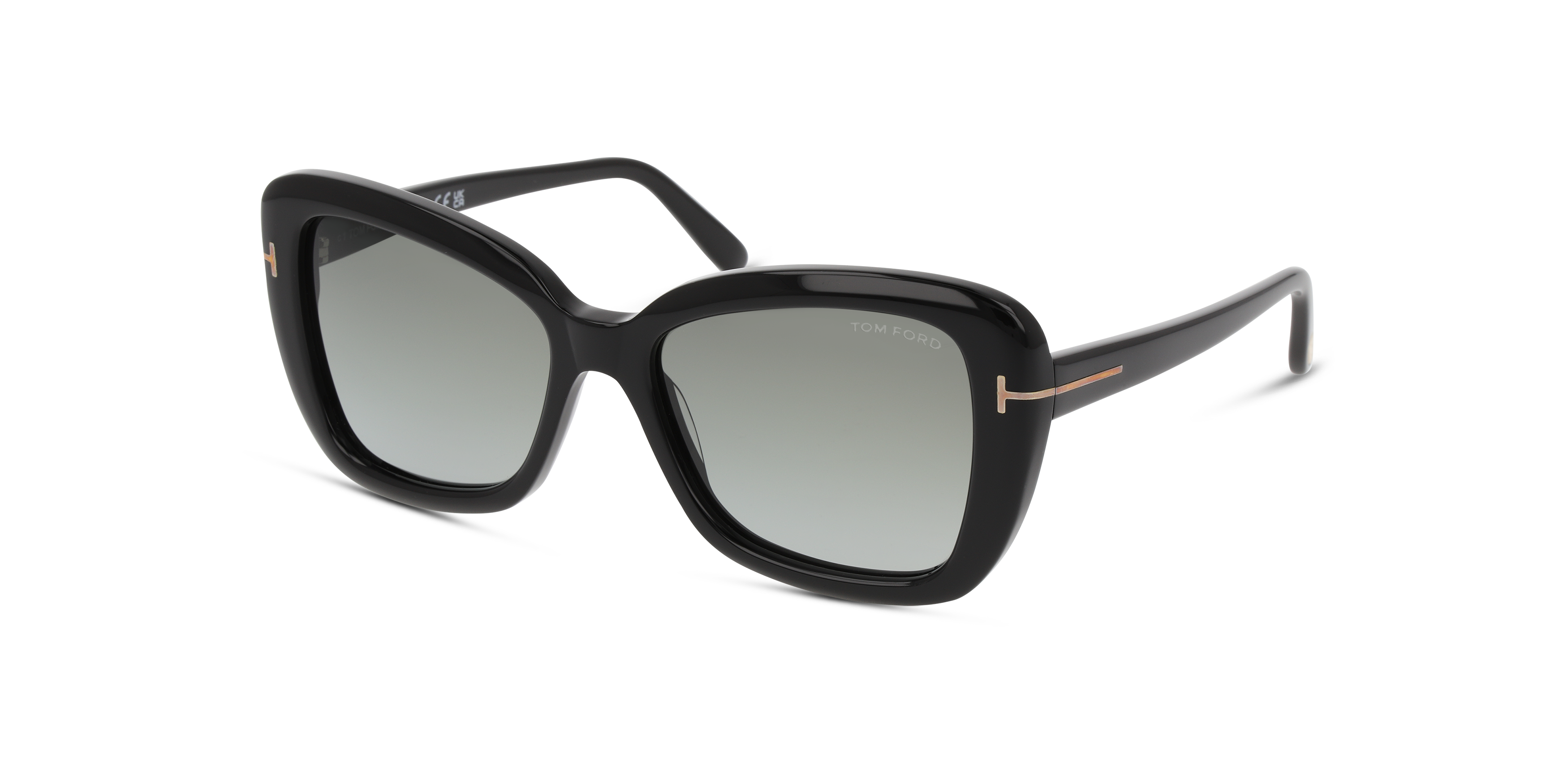 Angle_Left01 Tom Ford FT 1008 Sunglasses Grey / Black