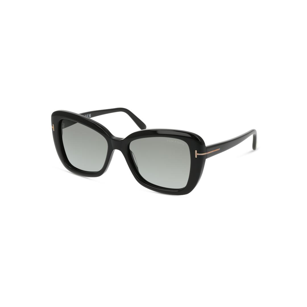 Tom Ford FT1008 Lunettes de Soleil Femme - Cateye Noir - Possibilité de verres correcteurs - Adaptab
