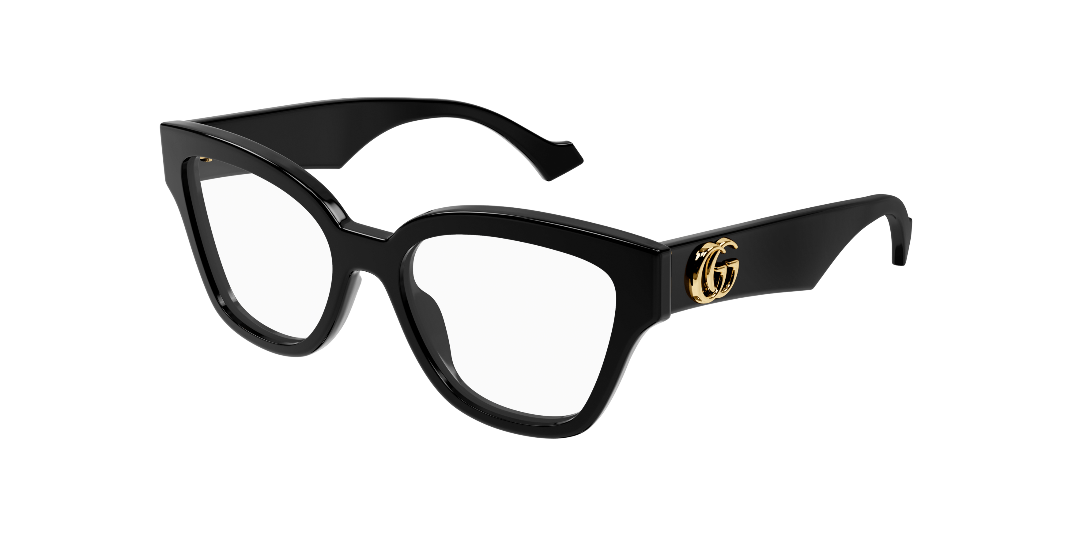 Angle_Left01 Gucci GG 1424O Glasses Transparent / Black