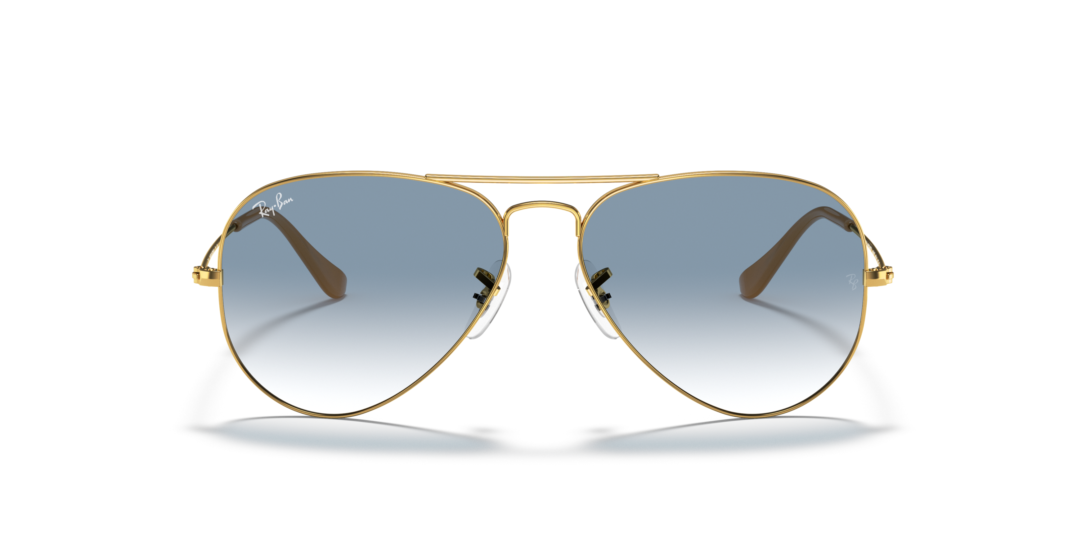 Front Ray-Ban Aviator Gradient RB3025 003/3F Blauw / Zilver