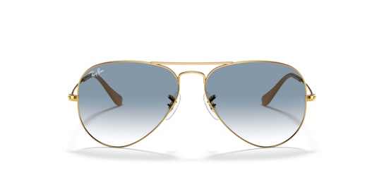 Ray-Ban Aviator Gradient RB 3025 Sunglasses Blue / Gold