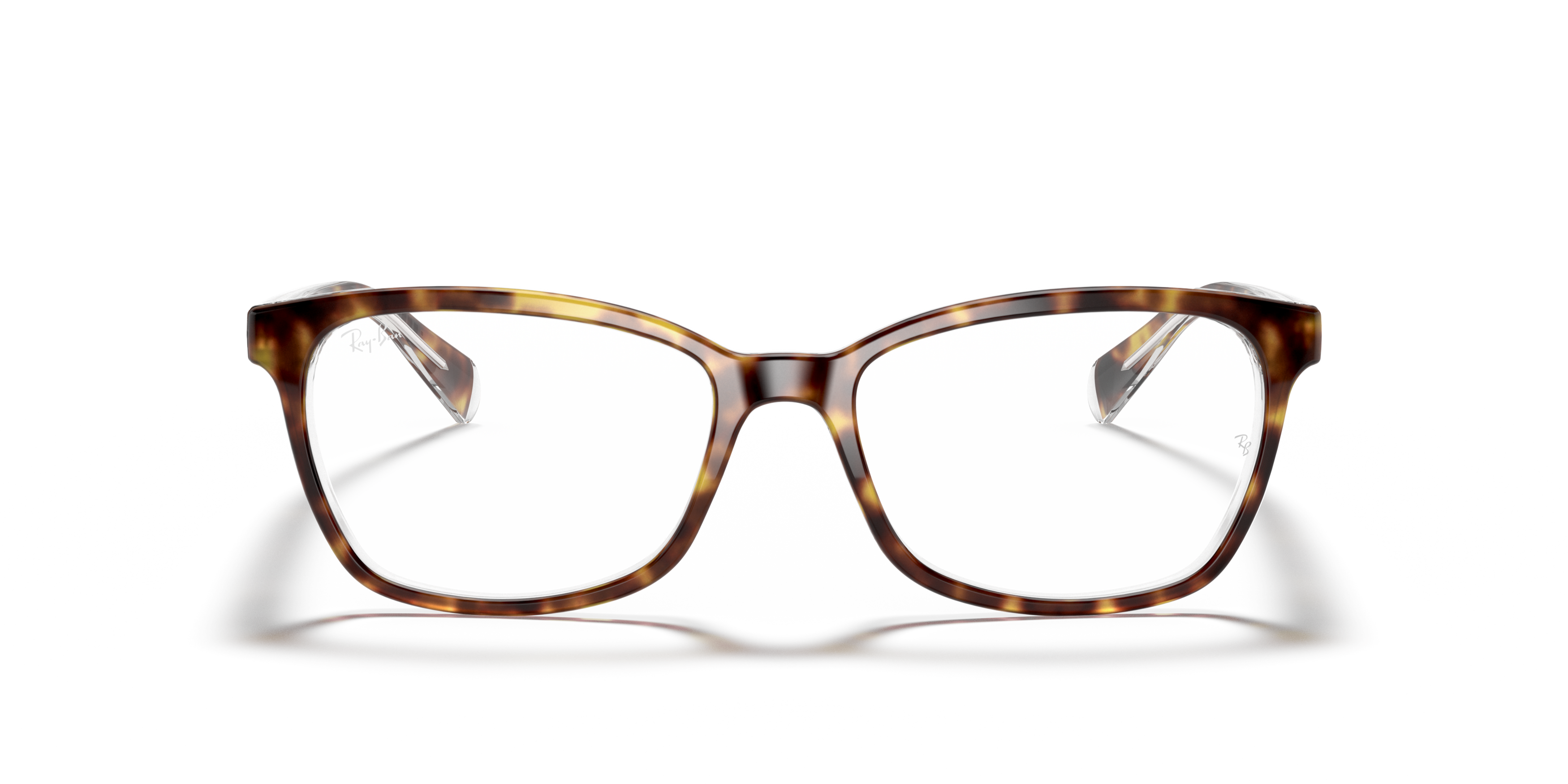 Front Ray-Ban RX 5362 (5082) Glasses Transparent / Tortoise Shell