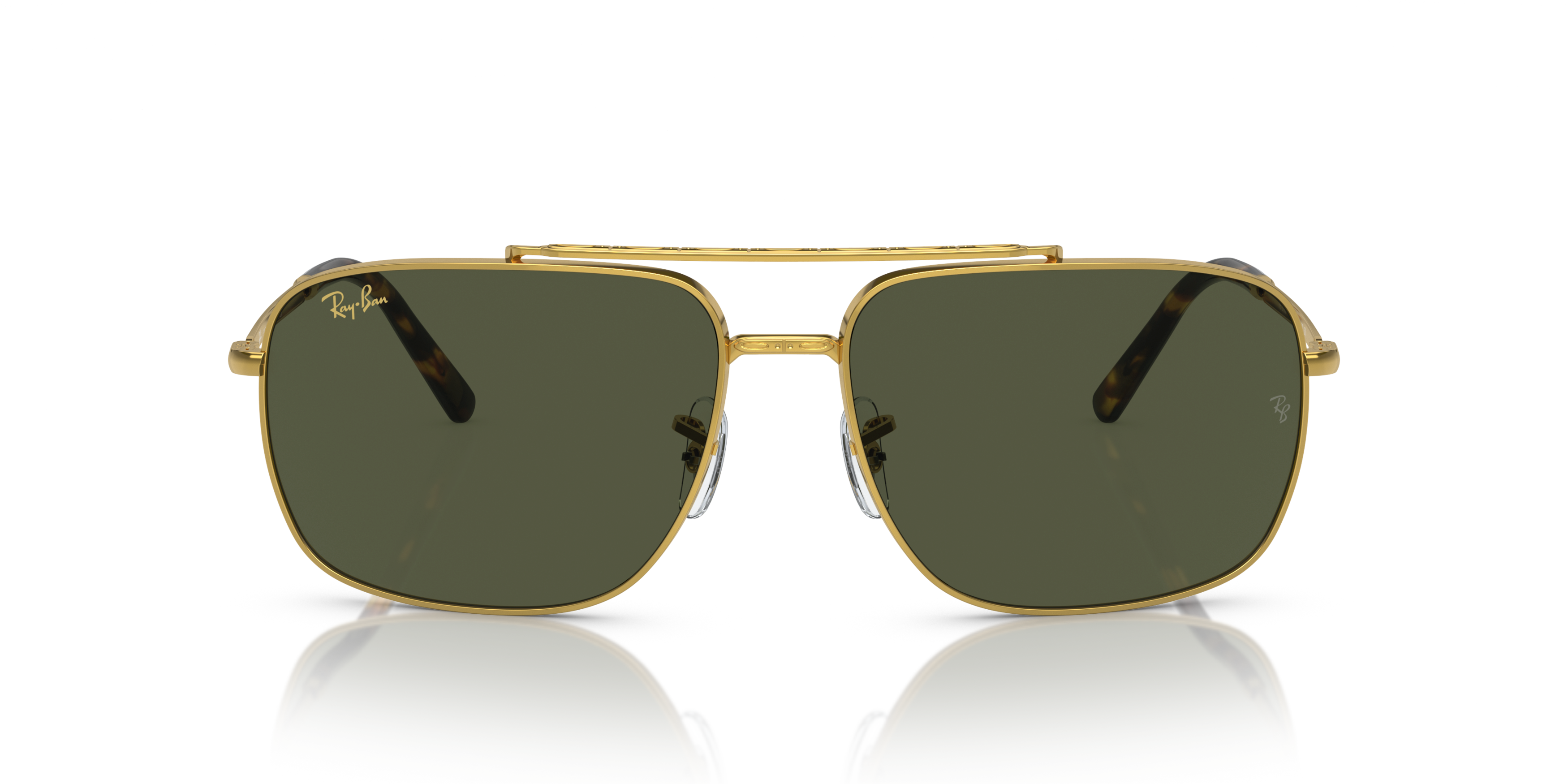 Front Ray-Ban RB3796 919631 Groen / Goud