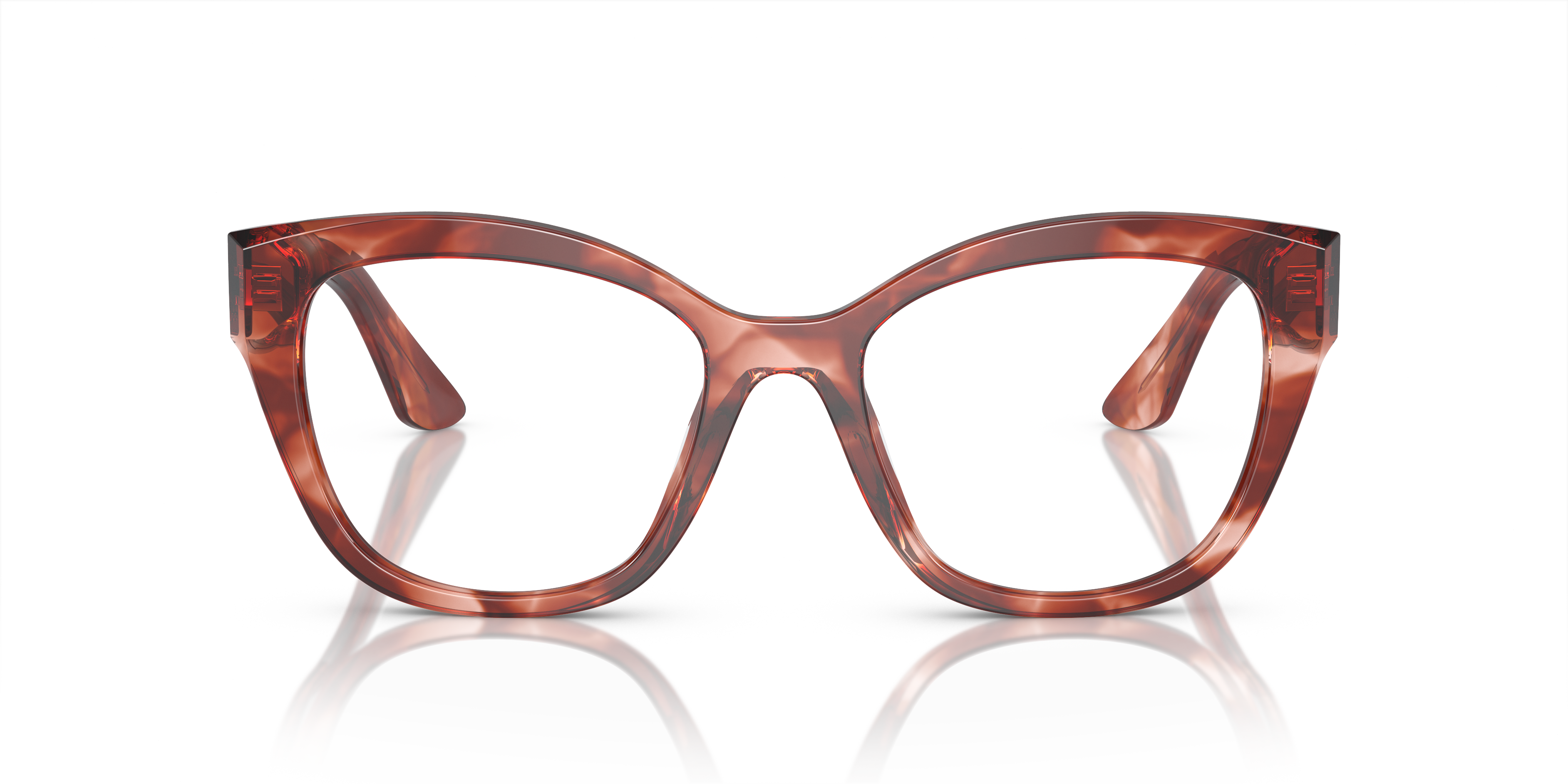 Front Miu Miu MU 05XV Glasses Transparent / Black