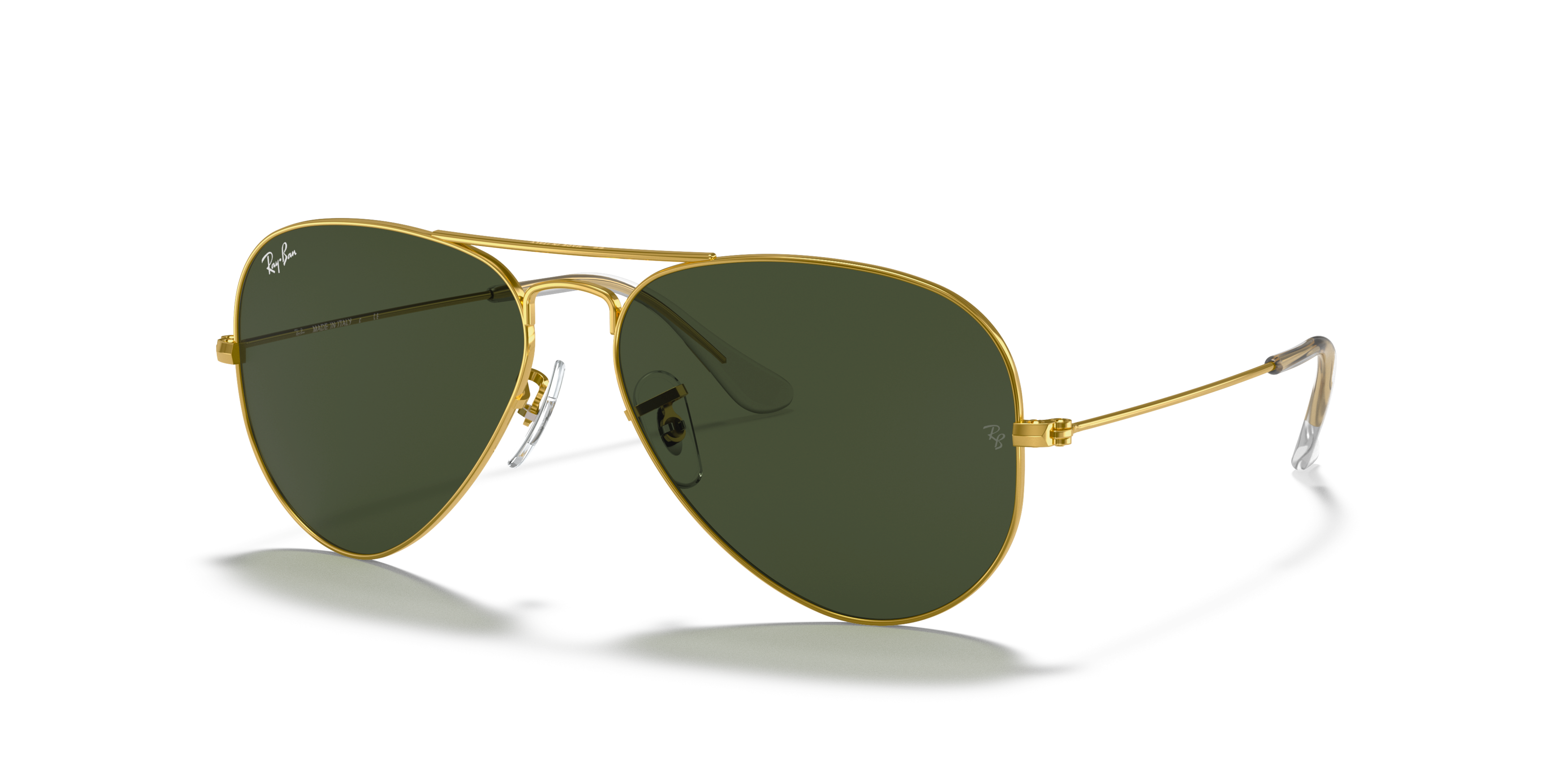 Angle_Left01 Ray-Ban Aviator (55mm) RB 3025 (W3234) Sunglasses Grey / Gold