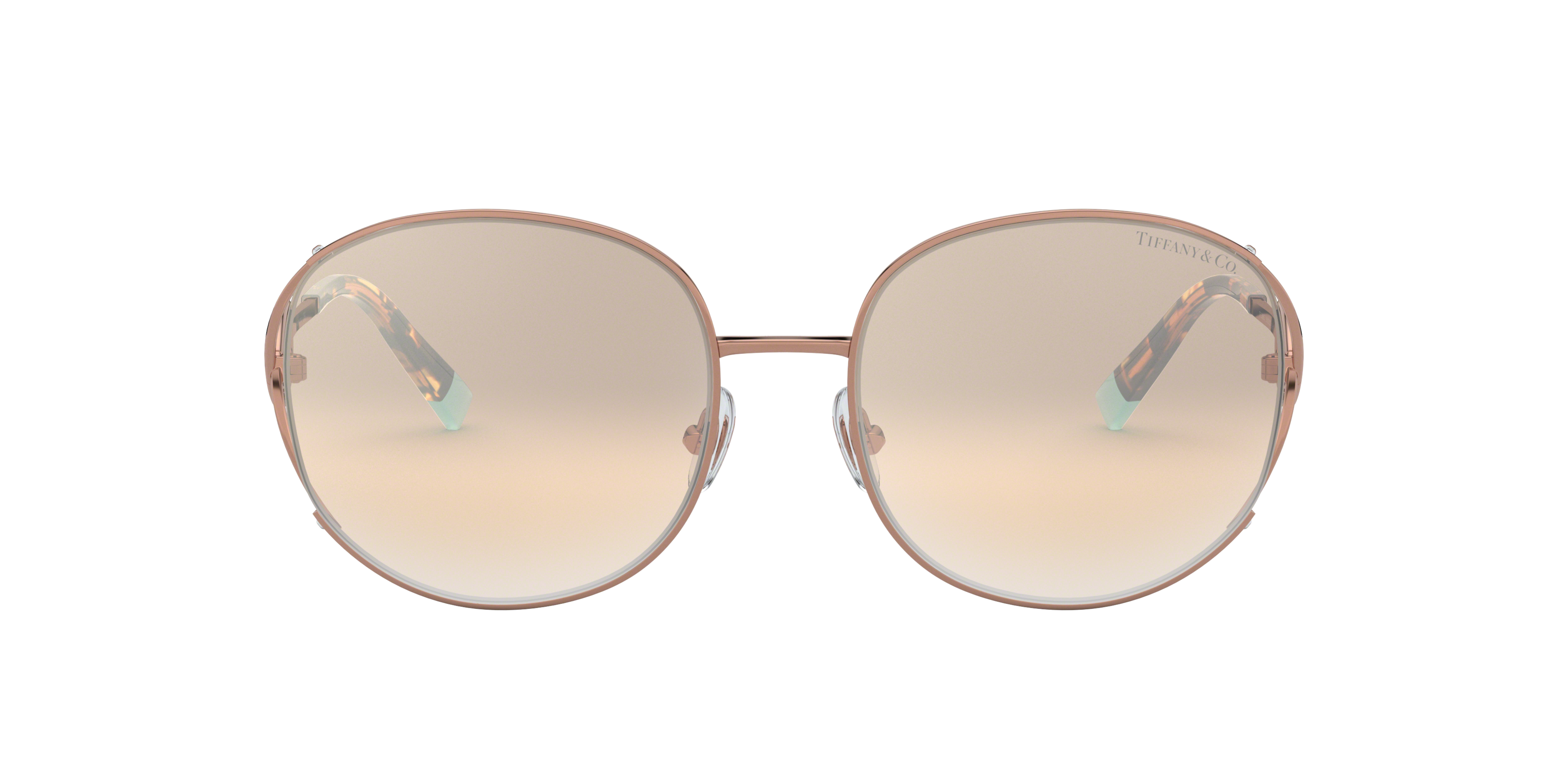 Front Tiffany & Co TF 3065 Sunglasses Brown / Gold