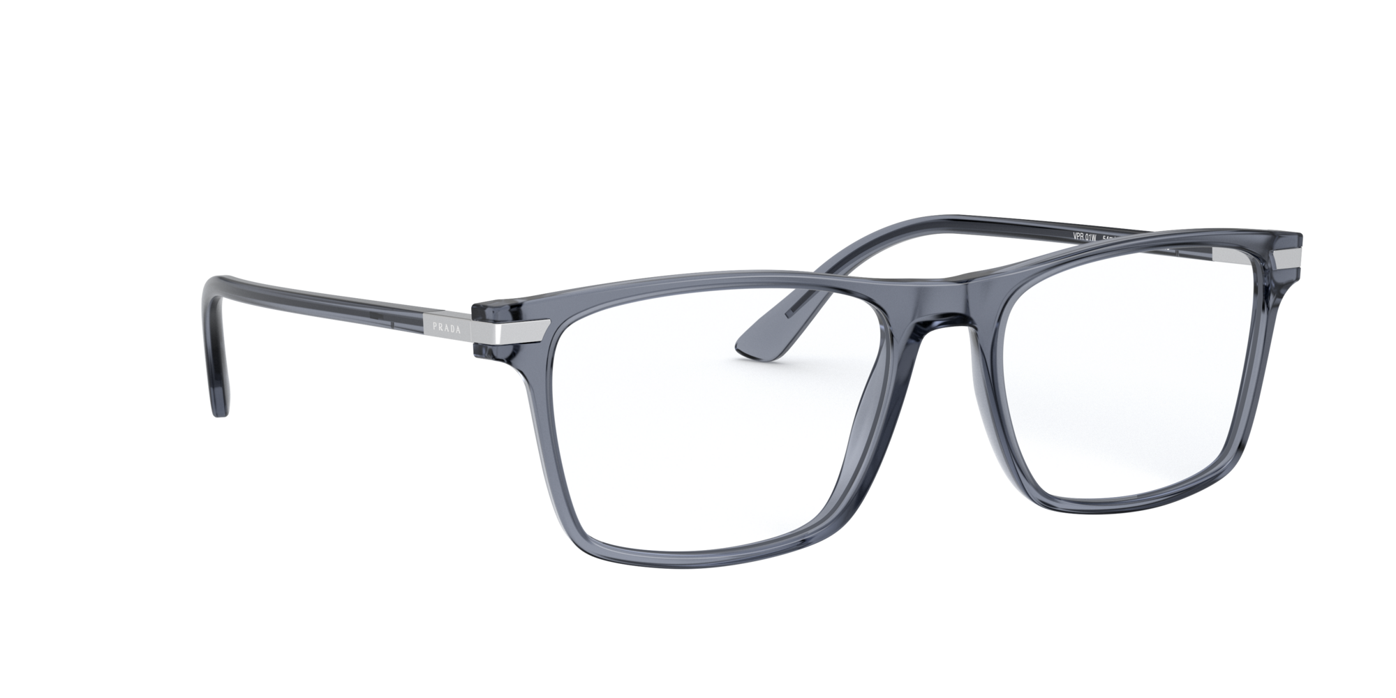 Angle_Right01 Prada PR 01WV Glasses Transparent / Grey