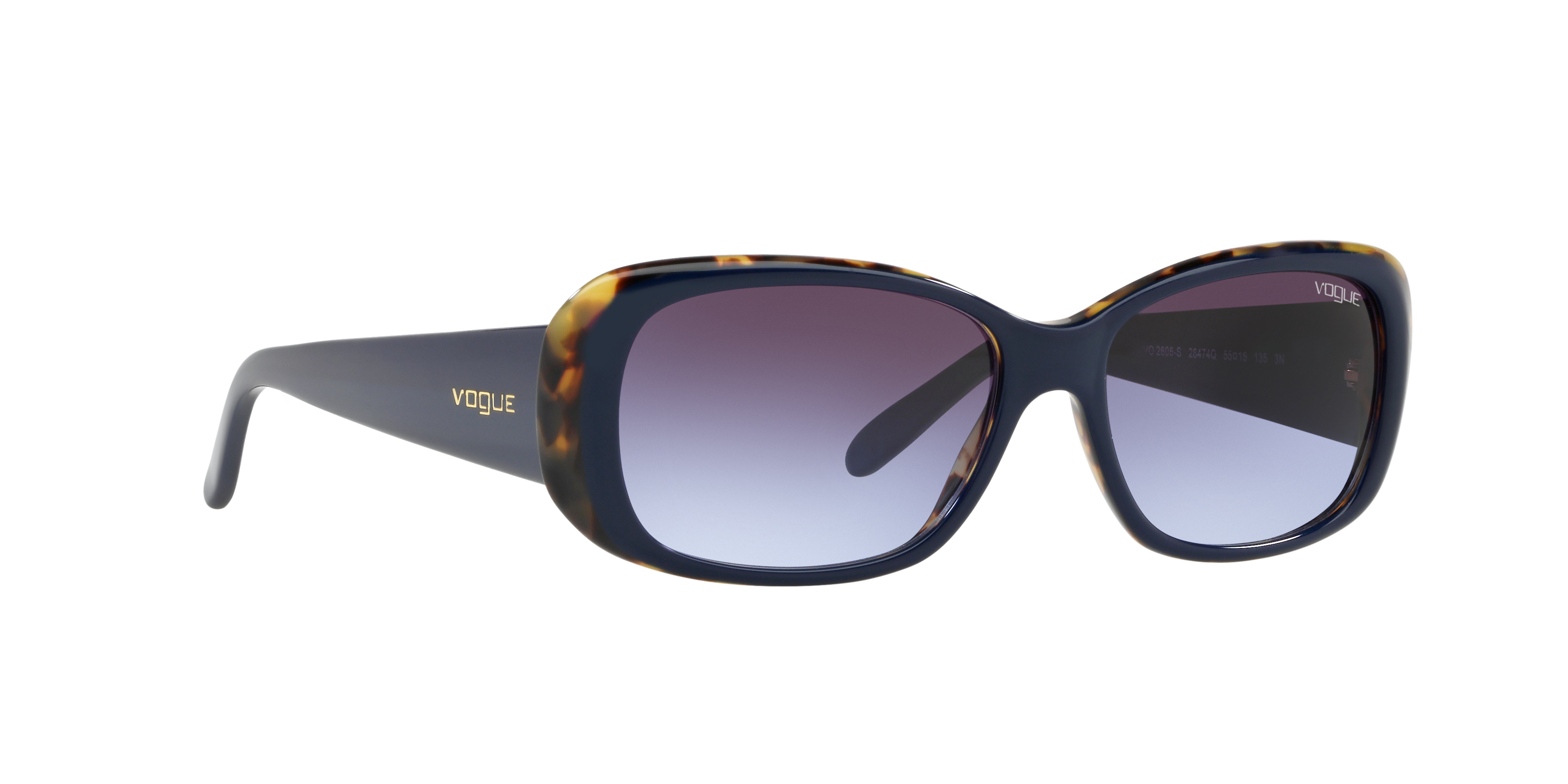 Angle_Right01 Vogue VO 2606S Sunglasses Grey / Tortoise Shell