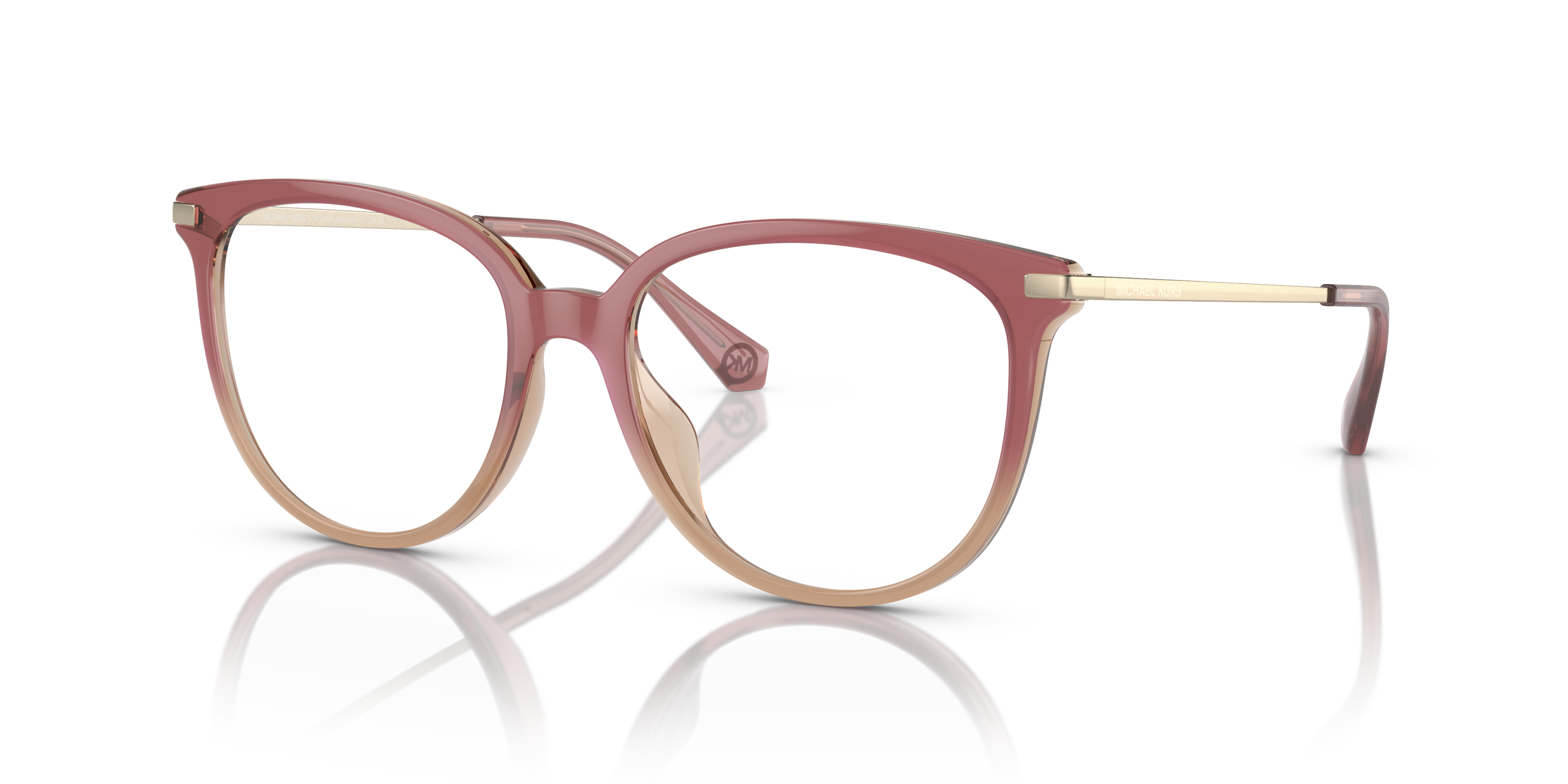 Angle_Left01 Michael Kors WESTPORT MK 4106U Glasses Transparent / Pink