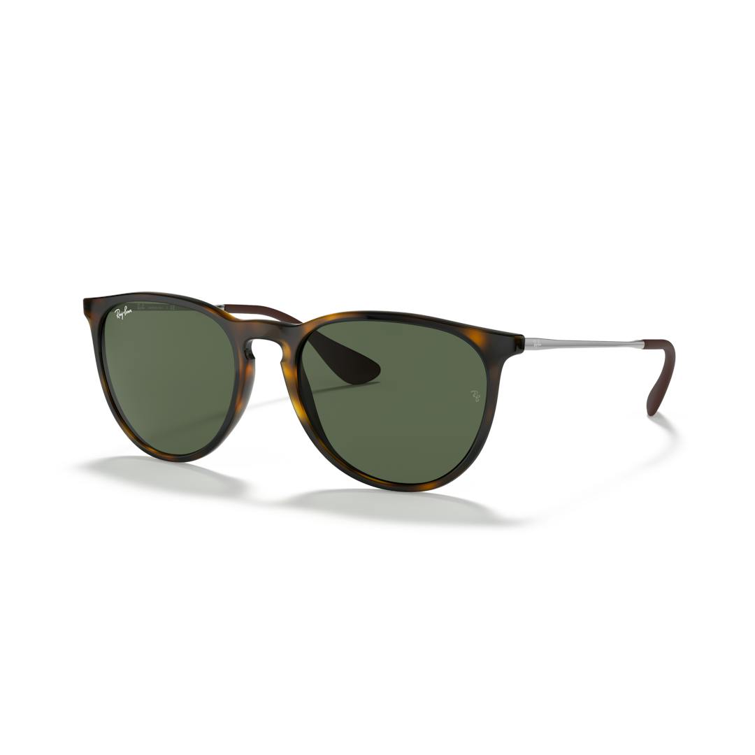Ray-Ban Erika RB4171 Lunettes de Soleil Homme - Panthos Marron - Possibilité de verres correcteurs -