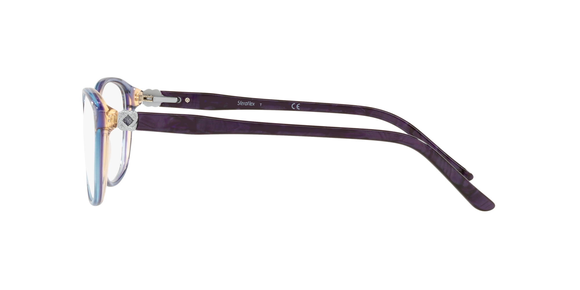 Angle_Left02 Sferoflex SF 1548 Glasses Transparent / Purple