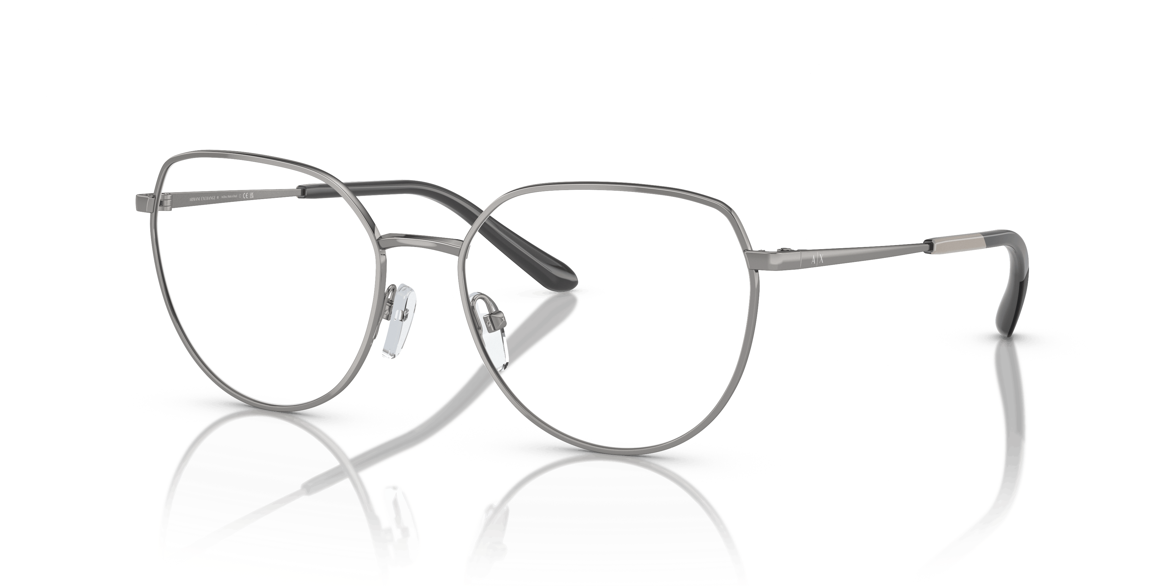 Angle_Left01 Armani Exchange AX 1056 (6110) Glasses Transparent / Gold