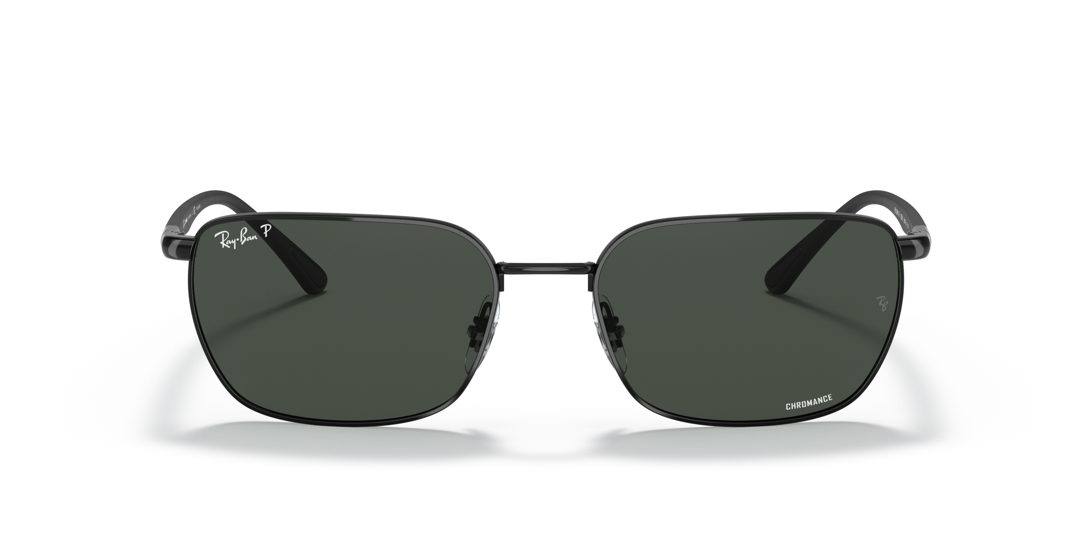 Front Ray-Ban RB3684CH 002/K8 Cinza / Preto