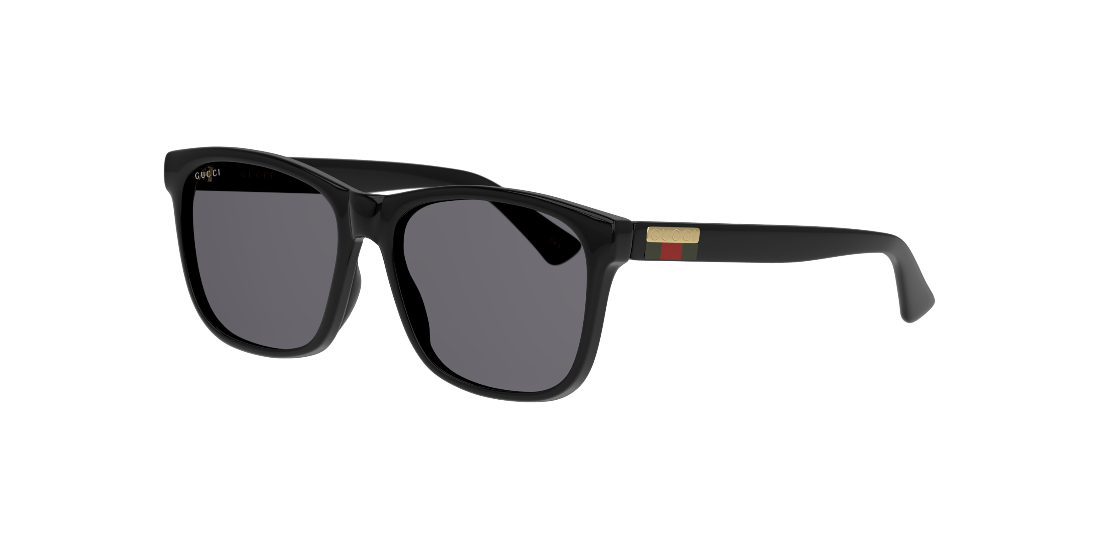 Angle_Left01 Gucci GG0746S 1 Cinza / Preto