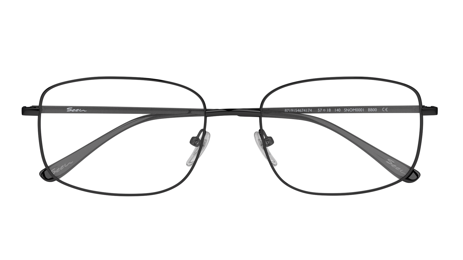 Folded Seen SN M0001 (BB00) Glasses Transparent / Black