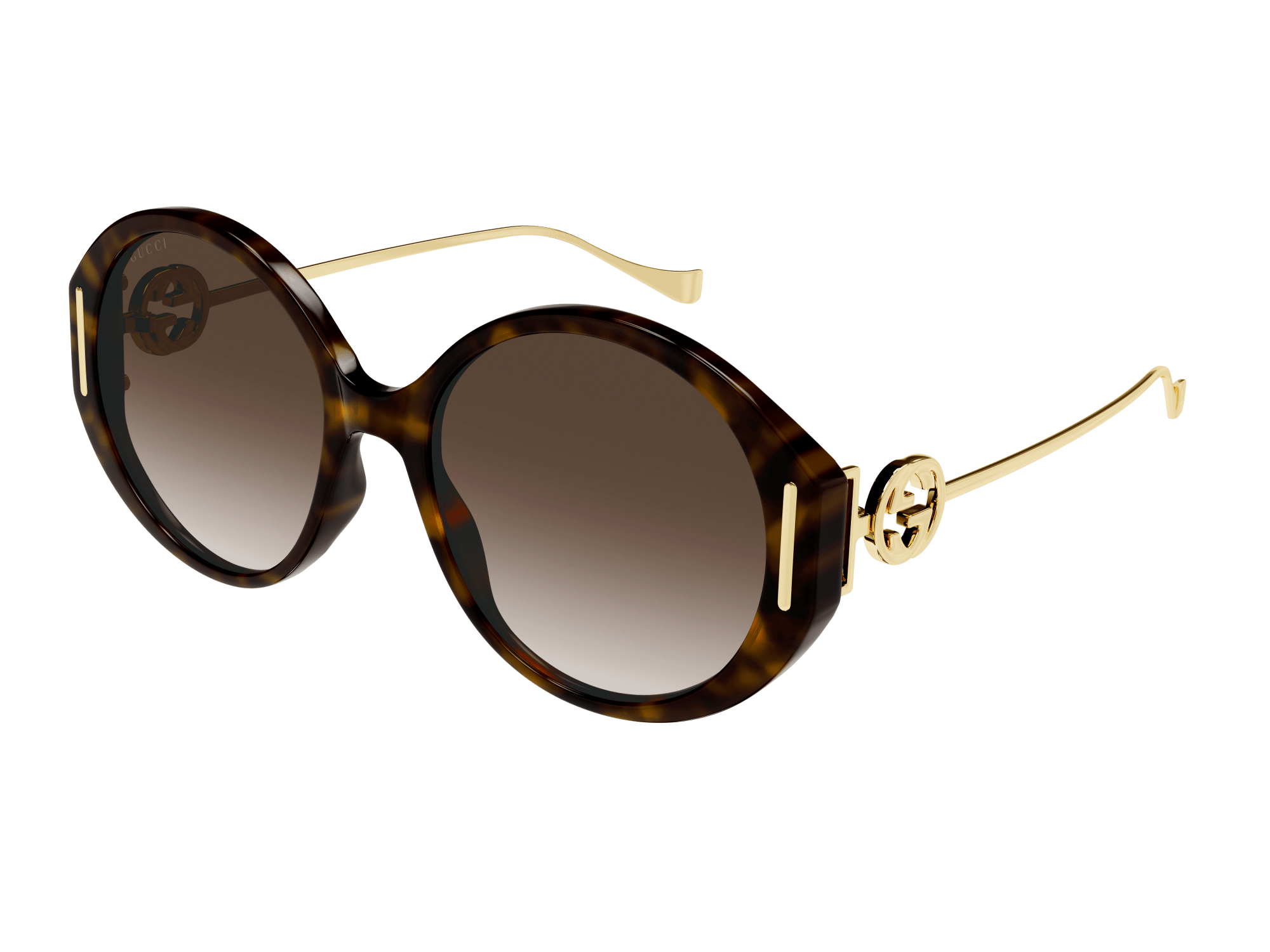 Angle_Left01 Gucci GG 1202S Sunglasses Brown / Havana