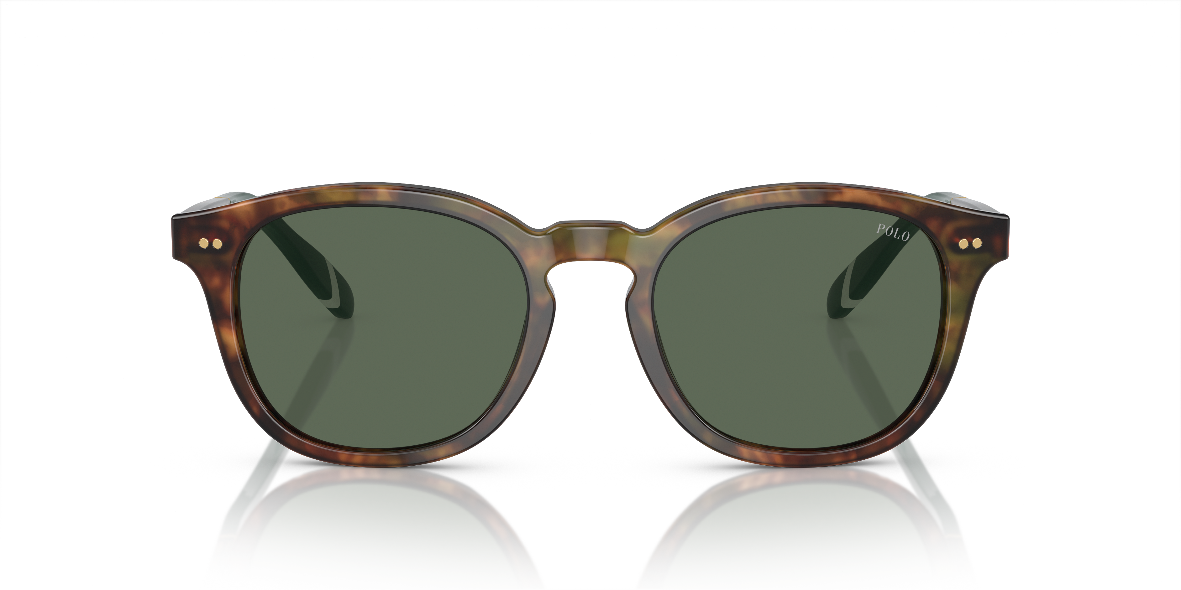 Front Polo Ralph Lauren PH 4206 Sunglasses Green / Havana