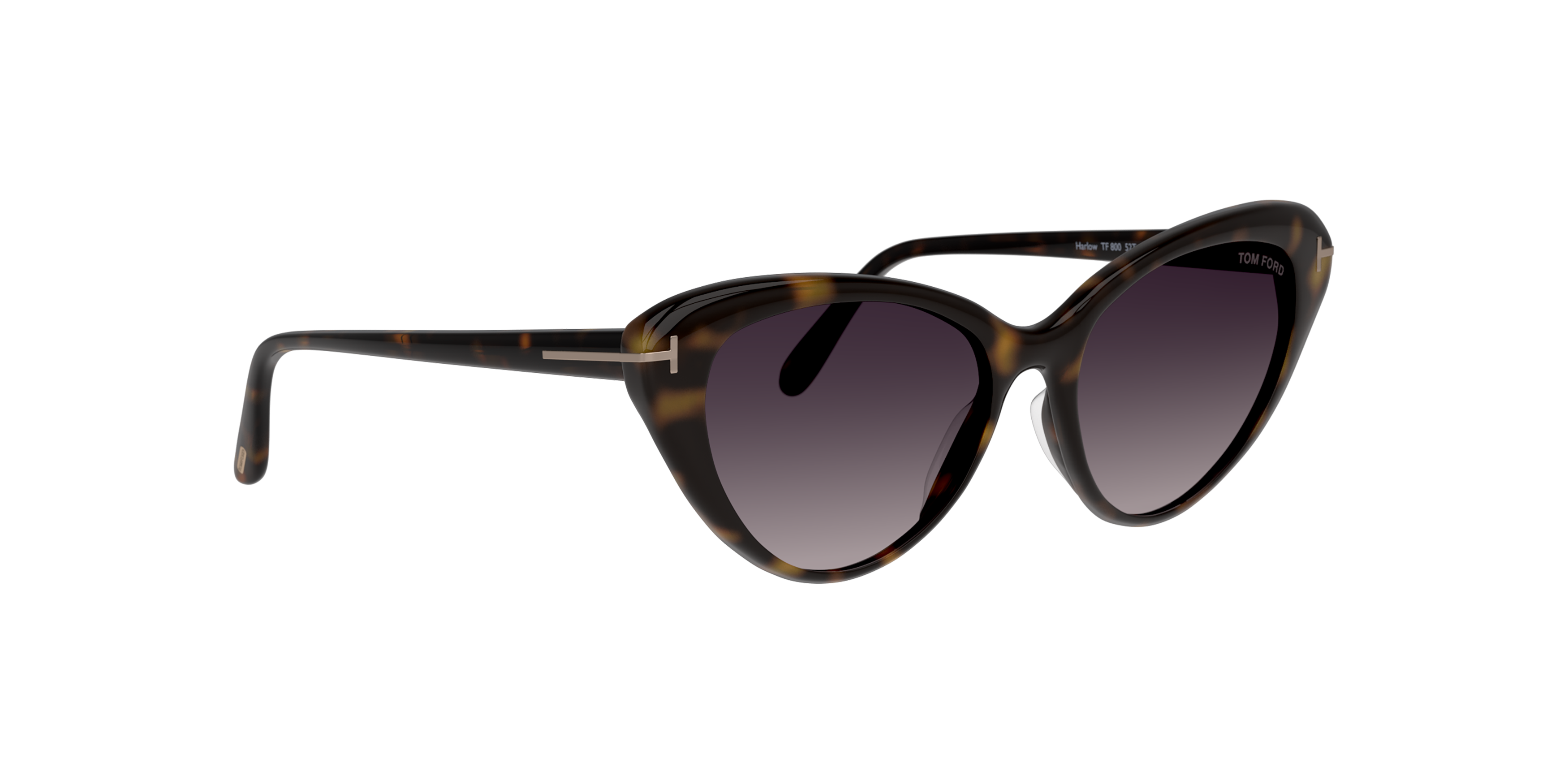Angle_Right01 Tom Ford Harlow FT0869 Sunglasses Brown / Havana