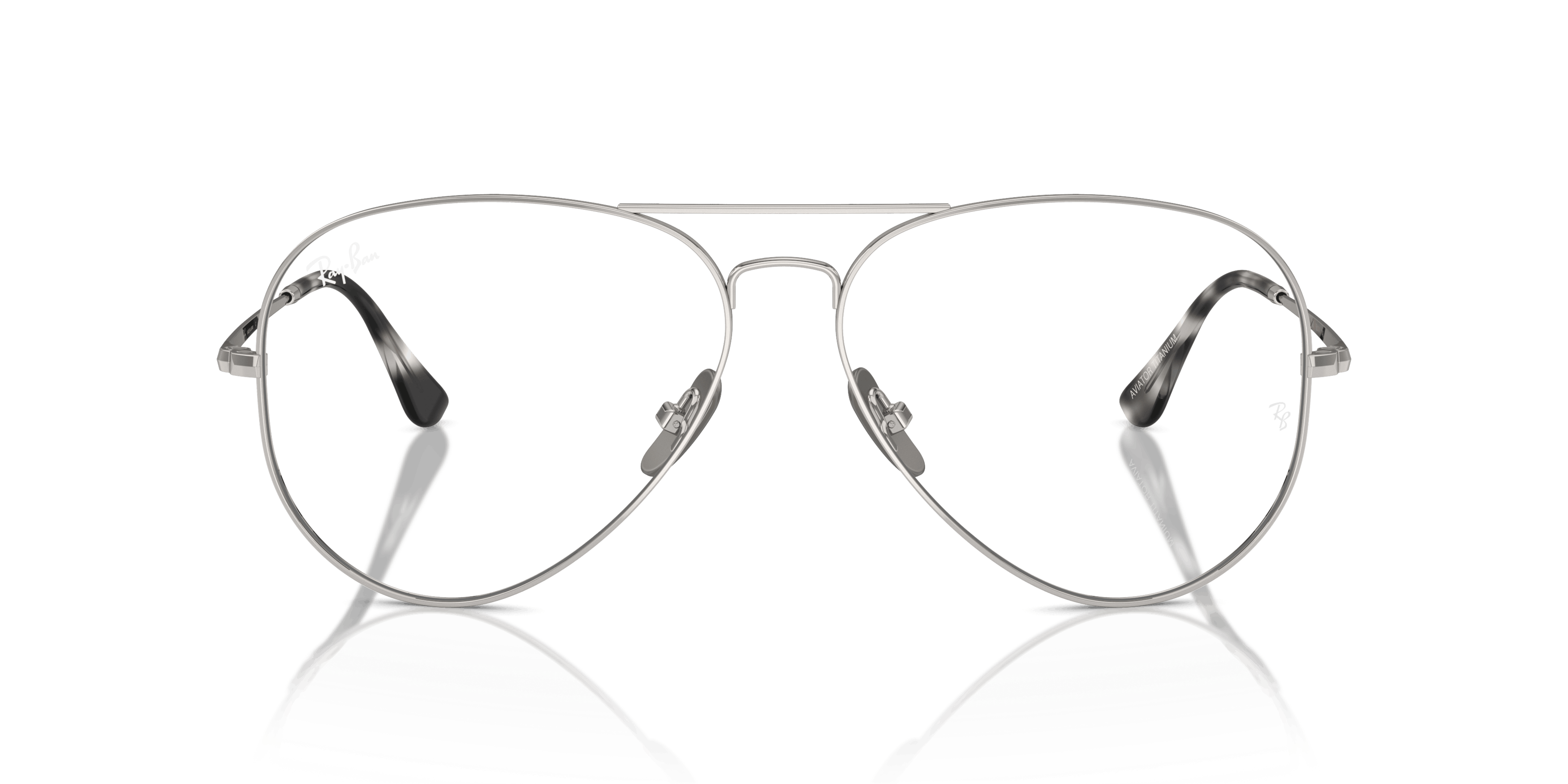 Front, RAY-BAN Aviator Titanium Optics RX8789 1002