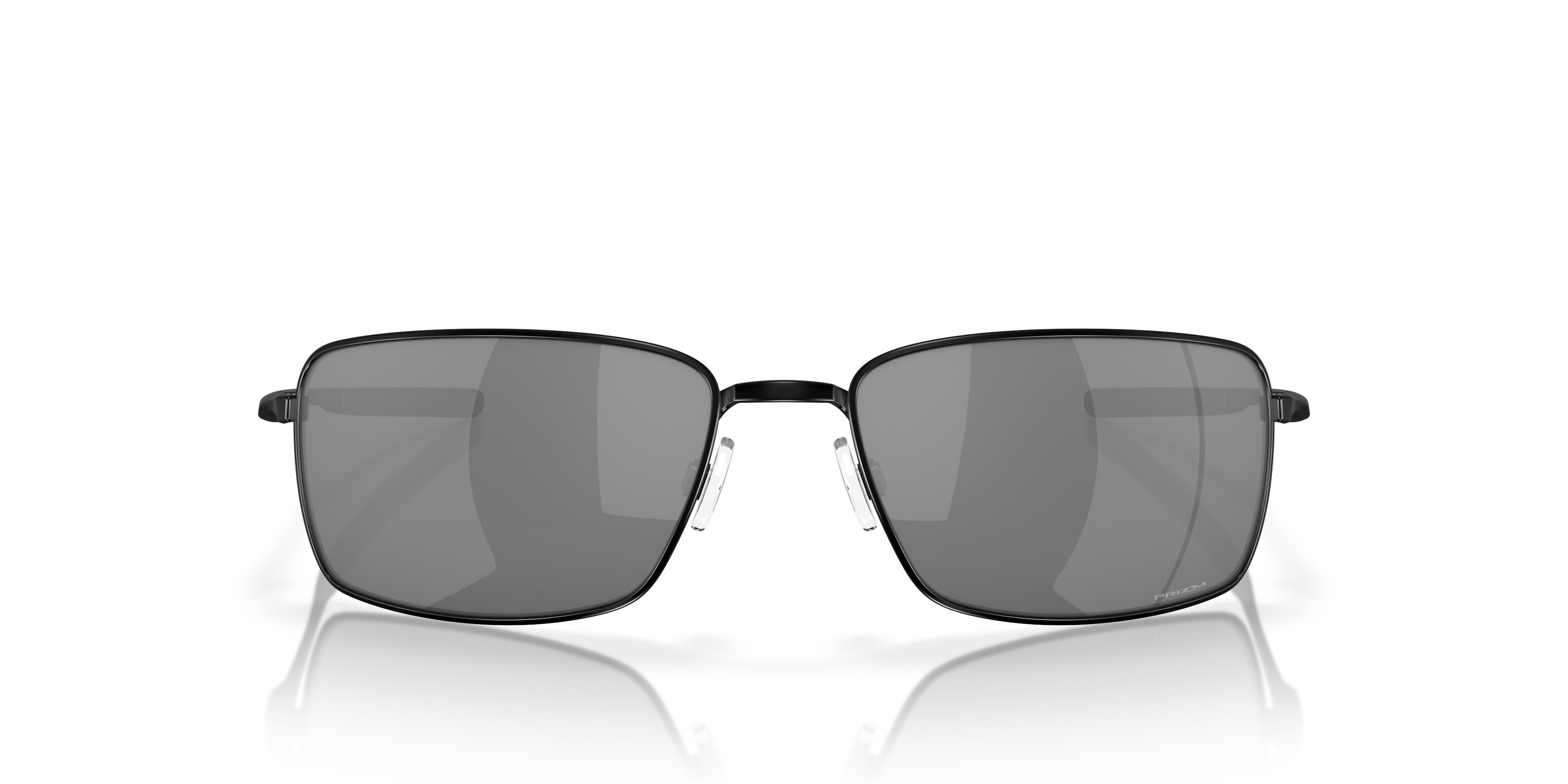 Front Oakley Square Wire OO 4075 (407513) Sunglasses Silver / Black