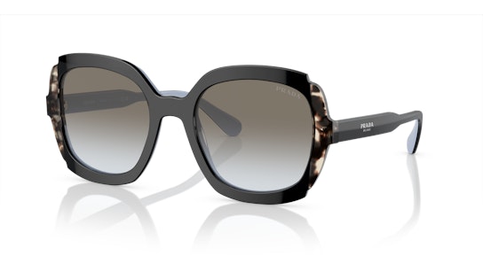 Prada PR 16US (KHR0A7) Sunglasses Grey / Black