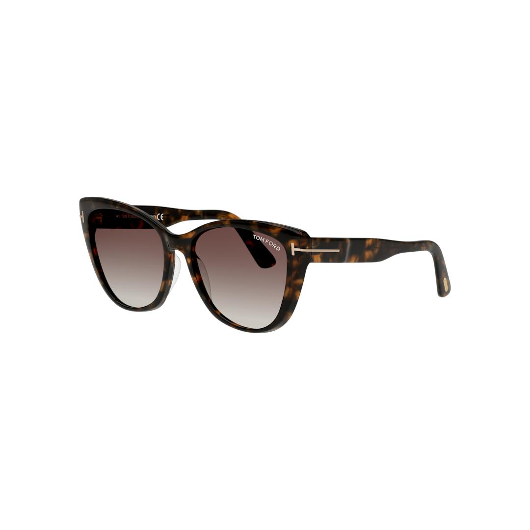 Tom Ford FT0937 Lunettes de Soleil Femme - Cateye Marron - Possibilité de verres correcteurs - Adapt