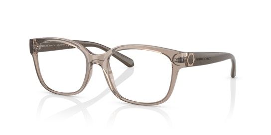 Armani Exchange AX 3098 (8240) Glasses Transparent / Transparent, Brown