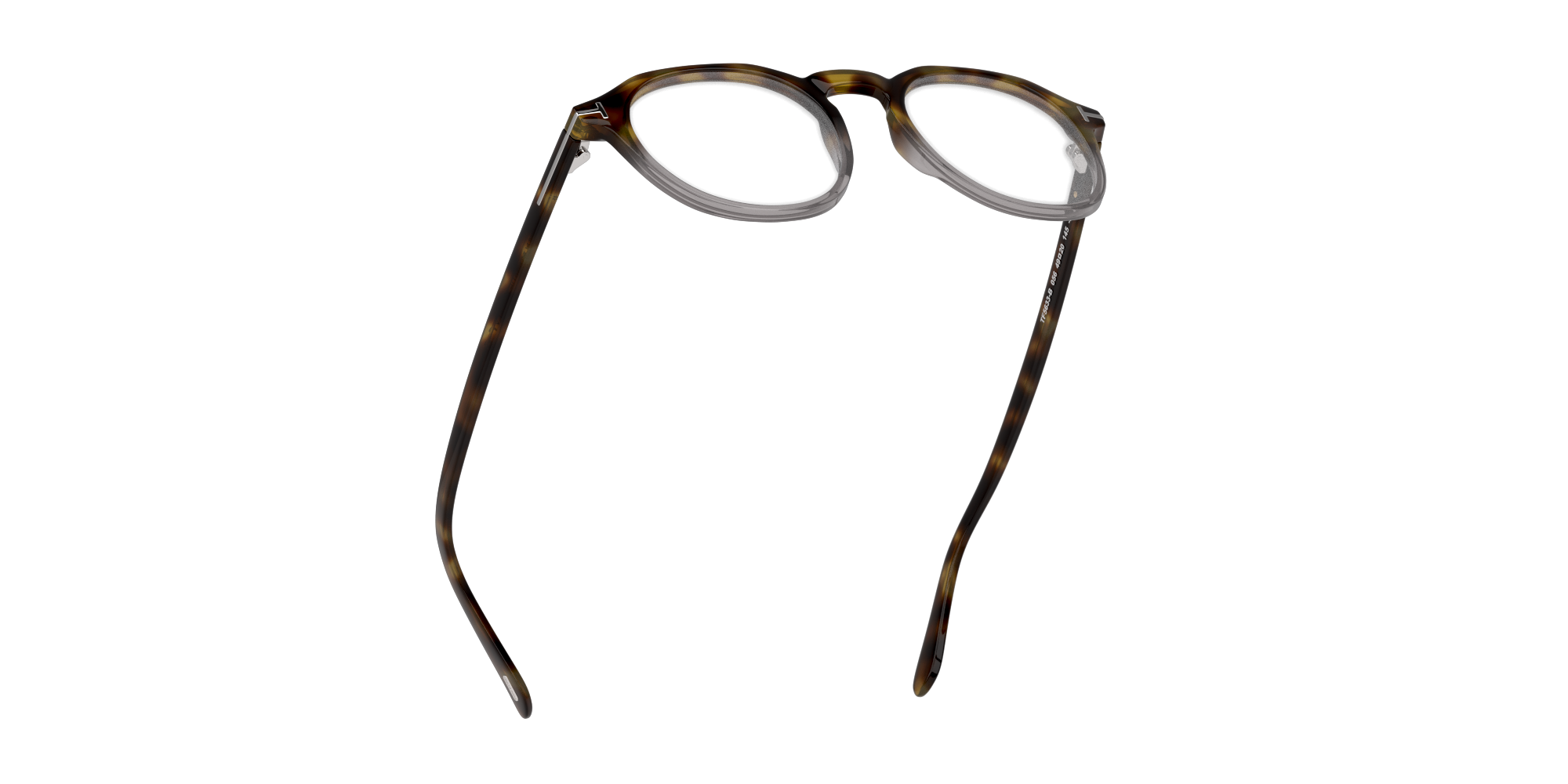 Bottom_Up Tom Ford FT 5833-B Glasses Transparent / Havana