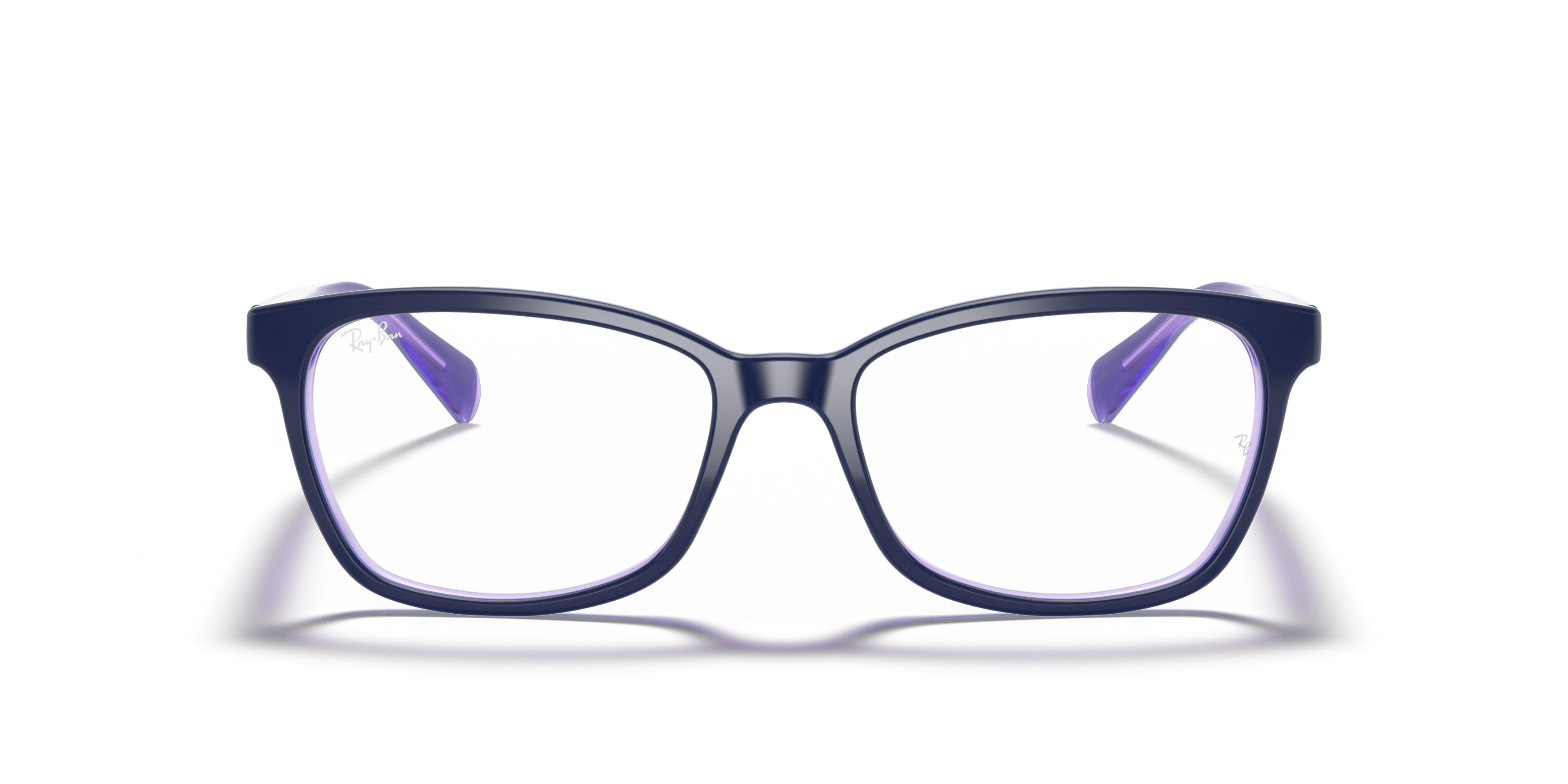 Front Ray-Ban RX 5362 (5776) Glasses Transparent / Purple