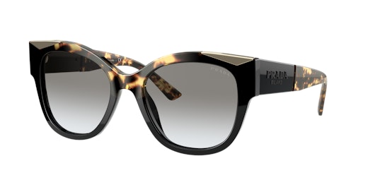 Prada PR 02WS (01M0A7) Sunglasses Grey / Black
