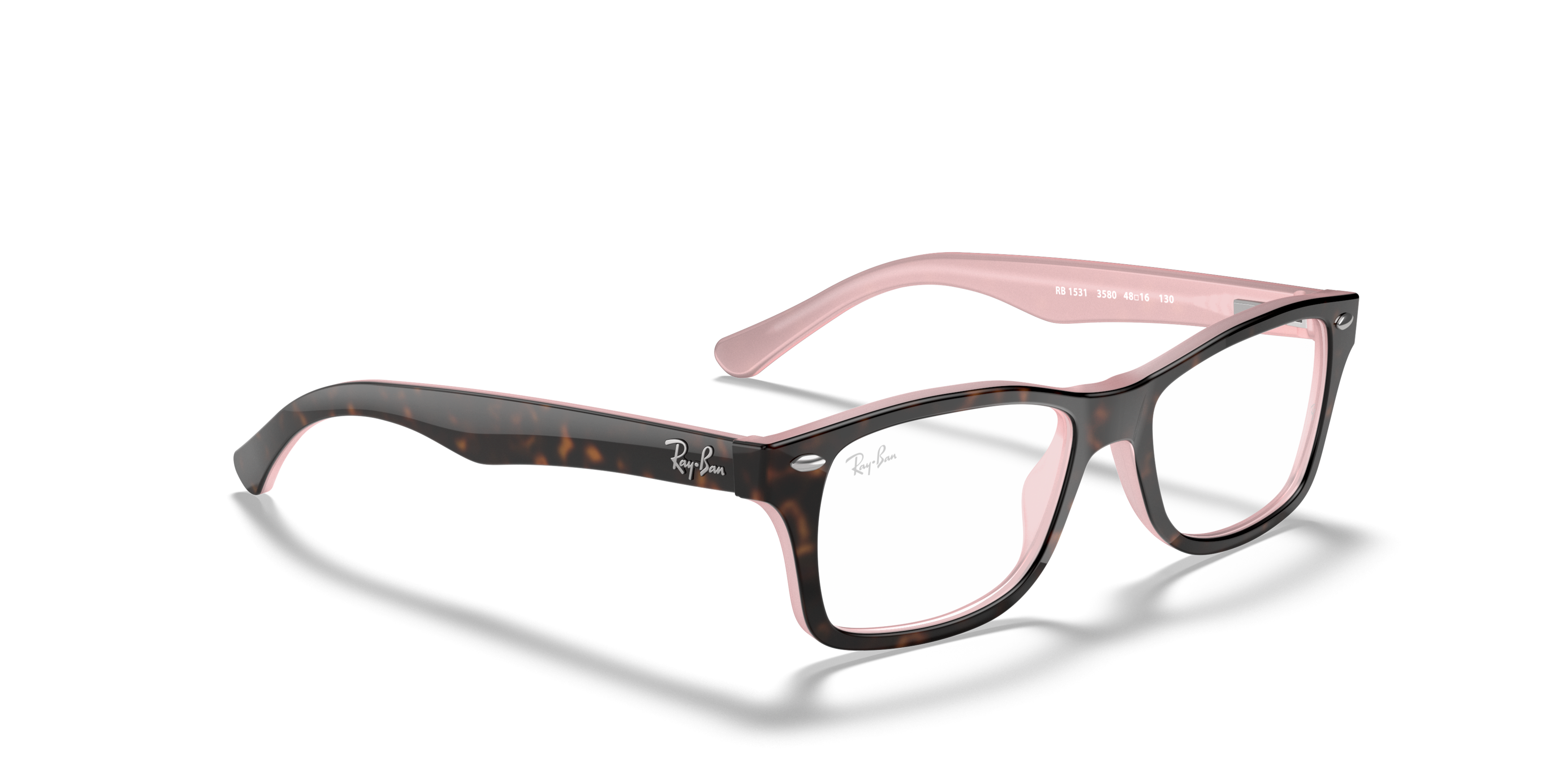 Angle_Right01 RAY-BAN RY1531 3580 Ecaille, Rose