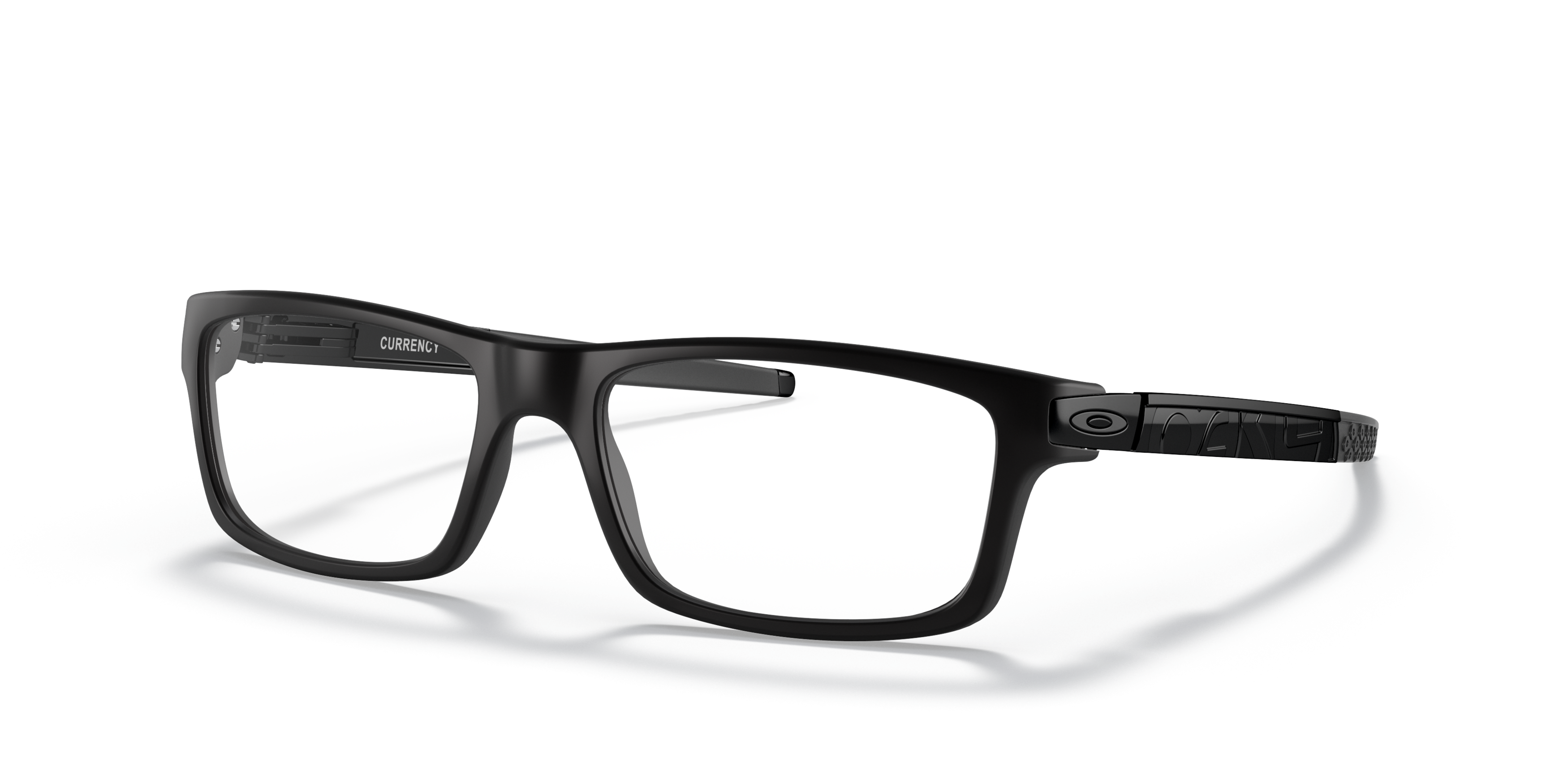 Angle_Left01 Oakley Currency OX 8026 (802601) Glasses Transparent / Black