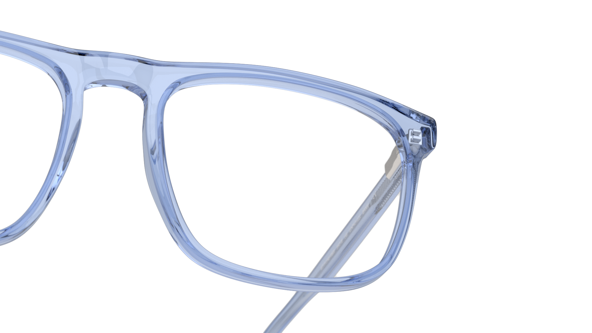 Detail01 Unofficial UNOM0227 (LL00) Glasses Transparent / Blue