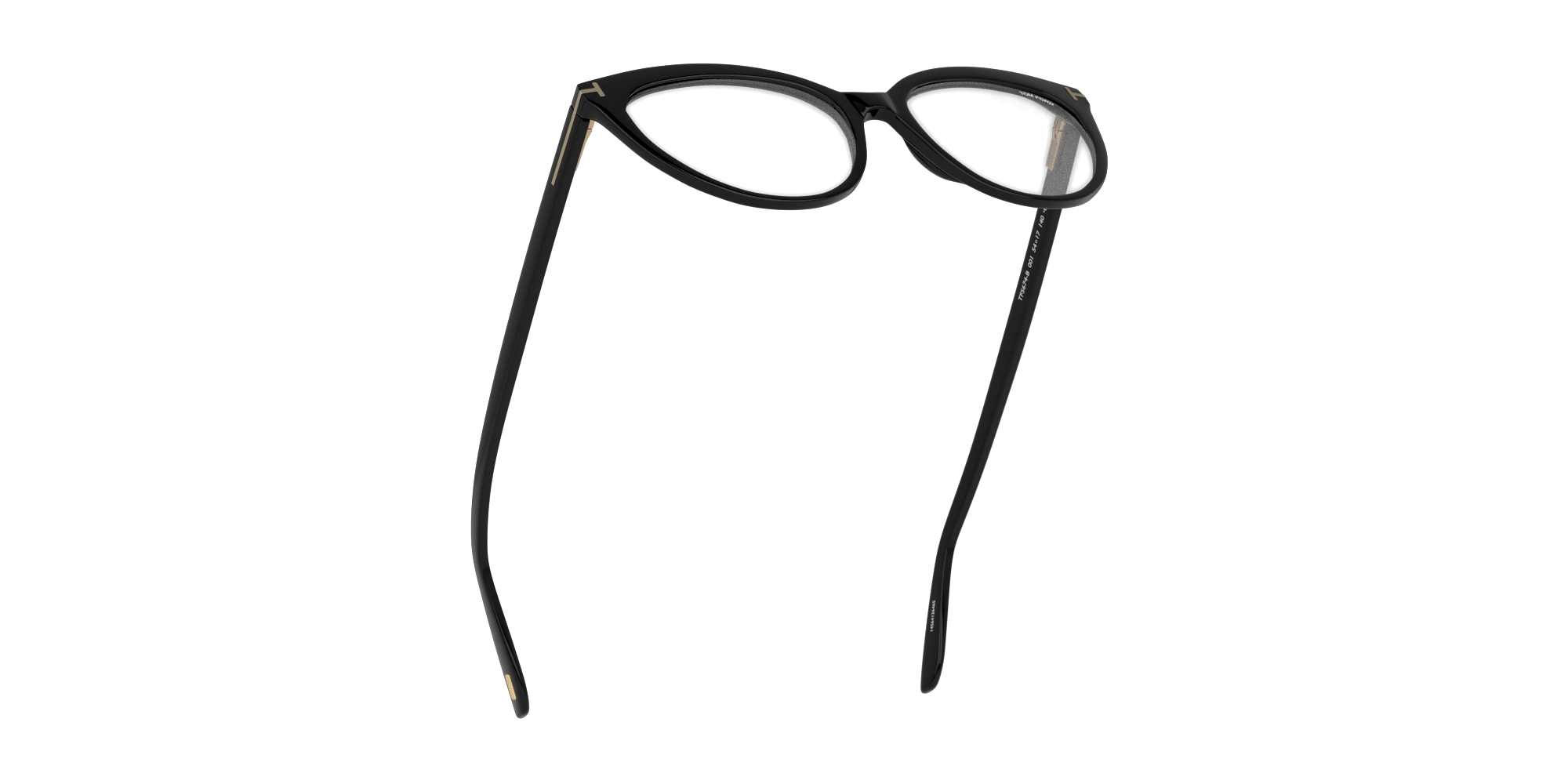 Bottom_Up Tom Ford FT 5674-B (001) Glasses Transparent / Black