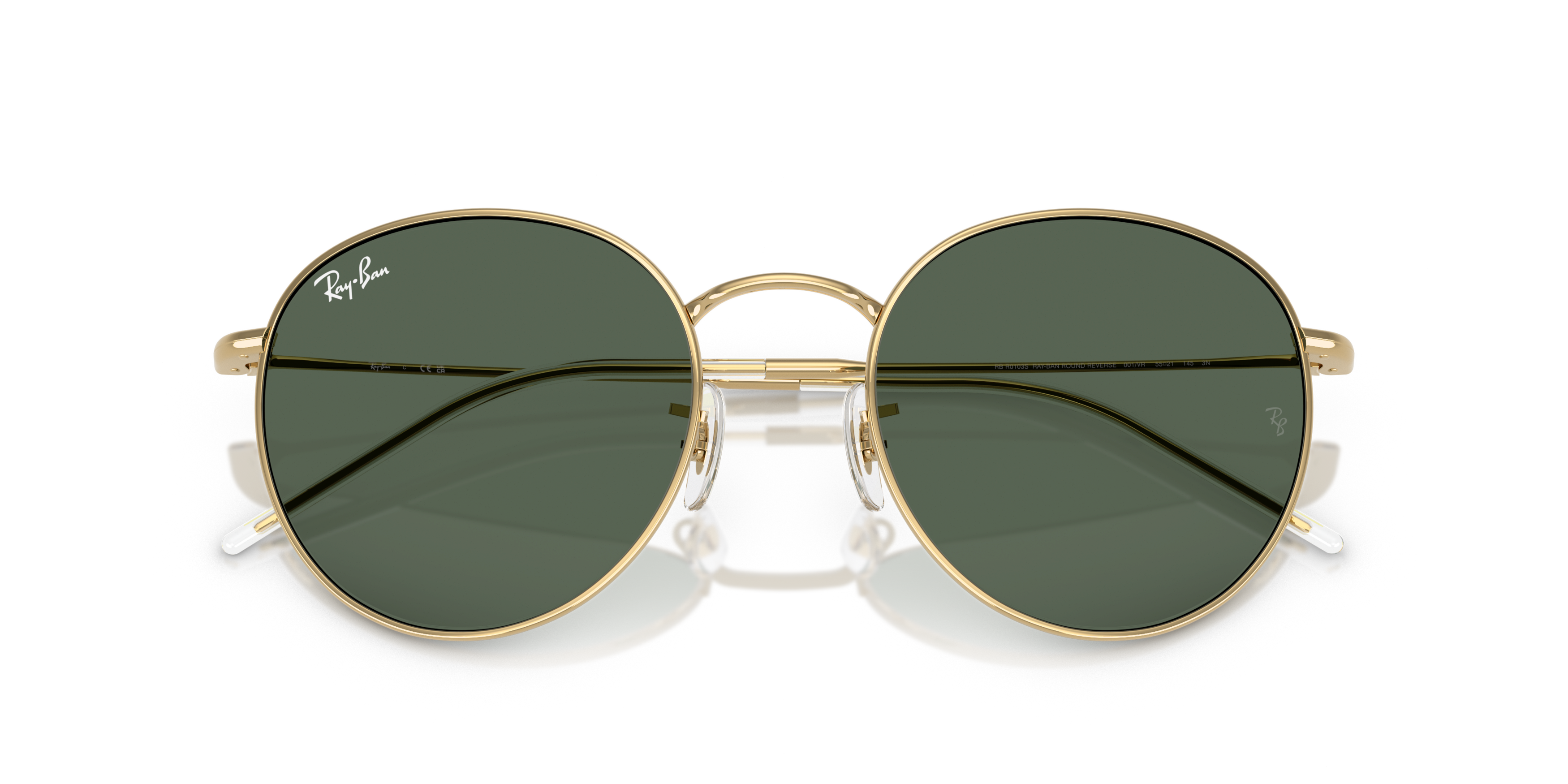 Folded, Ray-Ban Round Reverse RBR0103S Sunglasses