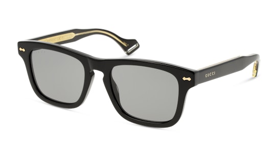 Gucci GG 0735S (002) Sunglasses Grey / Black