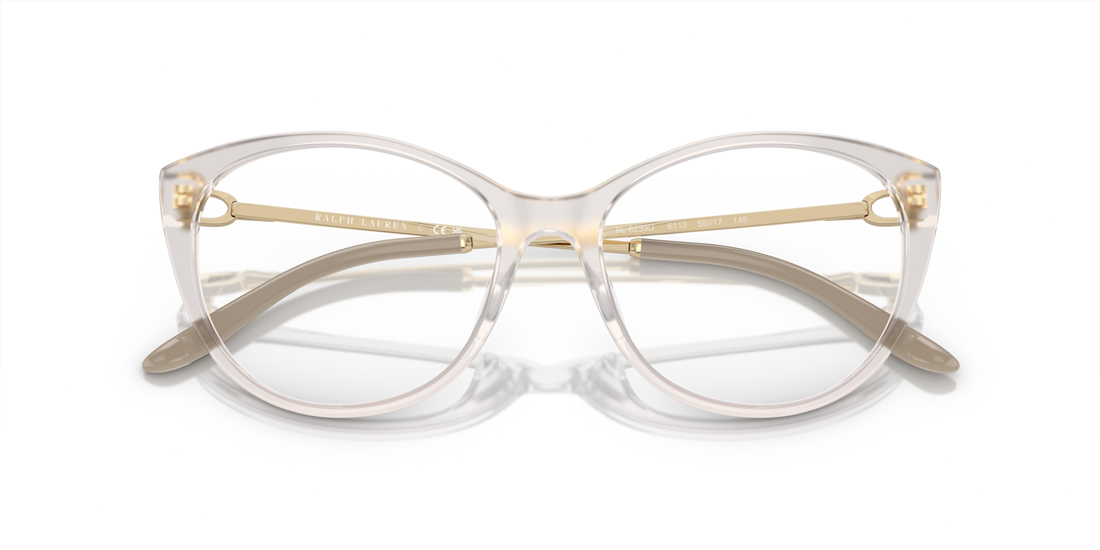 Folded Ralph Lauren RL6239U Glasses Transparent / Grey
