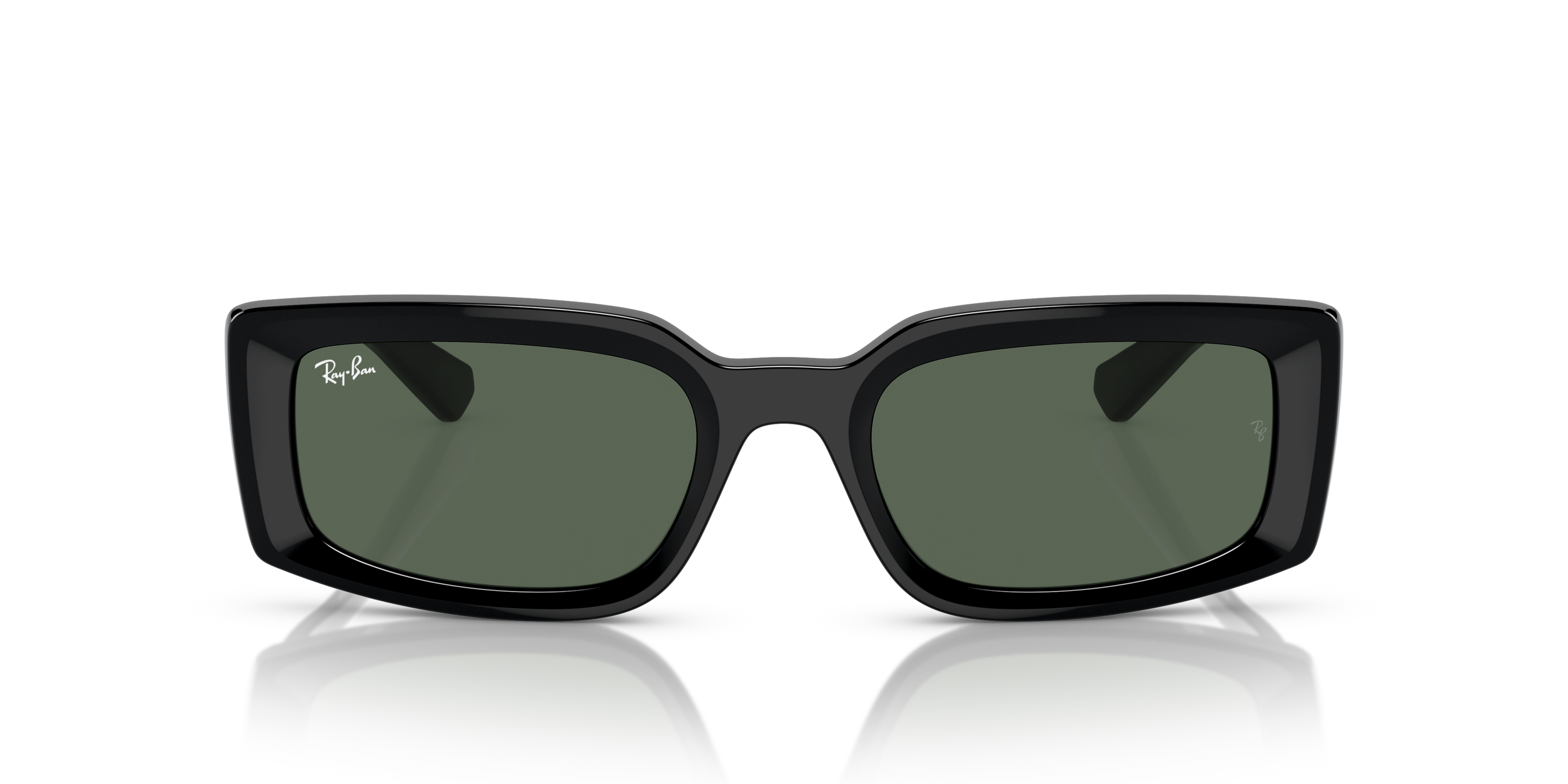 Front Ray-Ban RB 4395 Sunglasses Green / Black