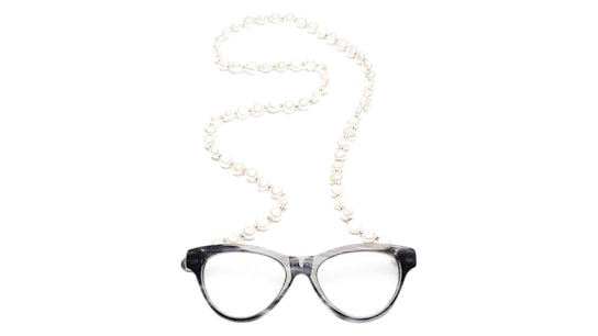 CotiVision Elements Pearls - Soft Grey (+2.50) Necklace Reading Glasses Grey +2.50