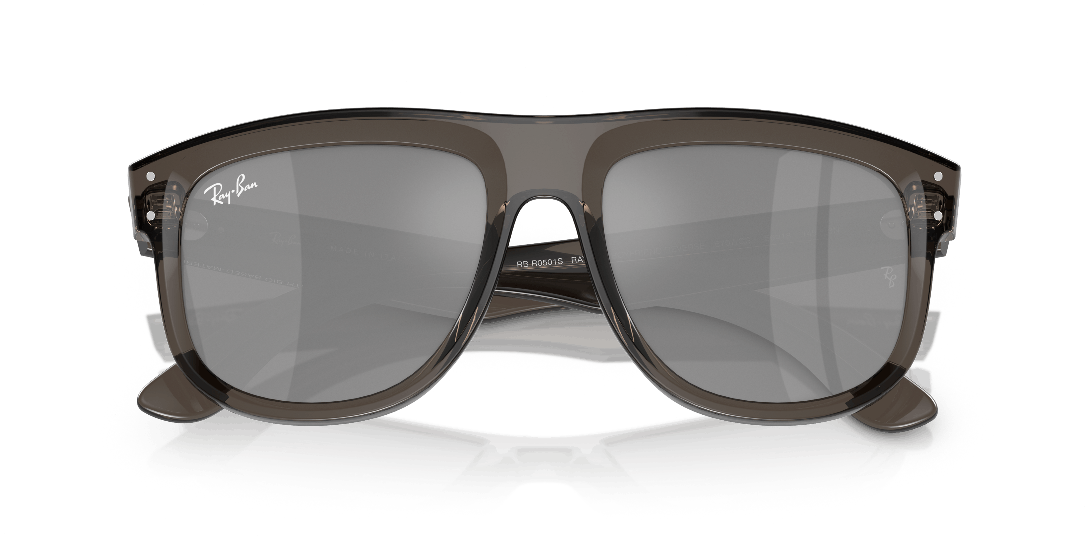 Folded, Ray-Ban Boyfriend Reverse RBR 0501S Sunglasses